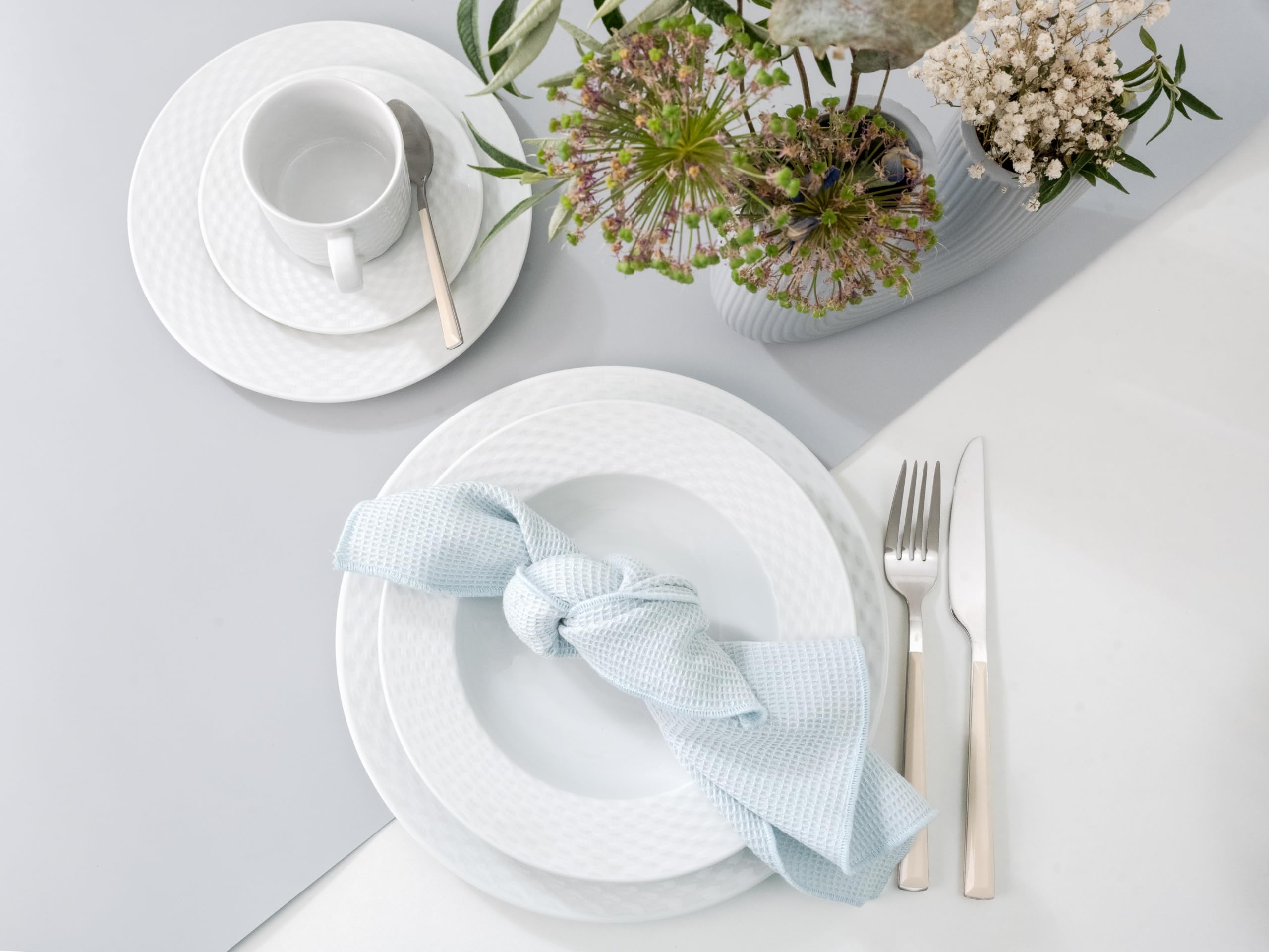 CreaTable 24642 Polo Weiss 30-tlg 6 Personen Kombiservice