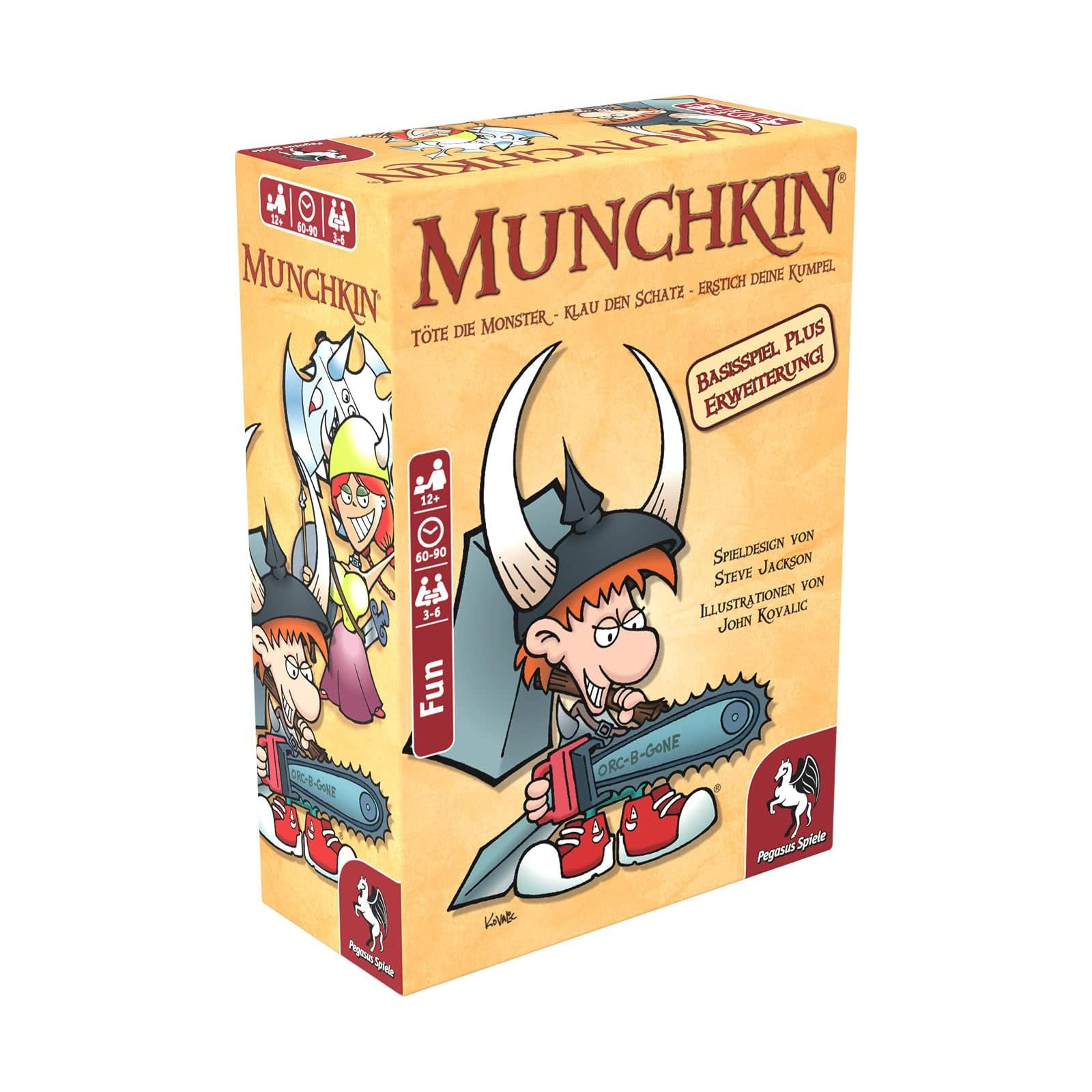 Pegasus Spiele Munchkin 1+2 17222G Kartenspiel