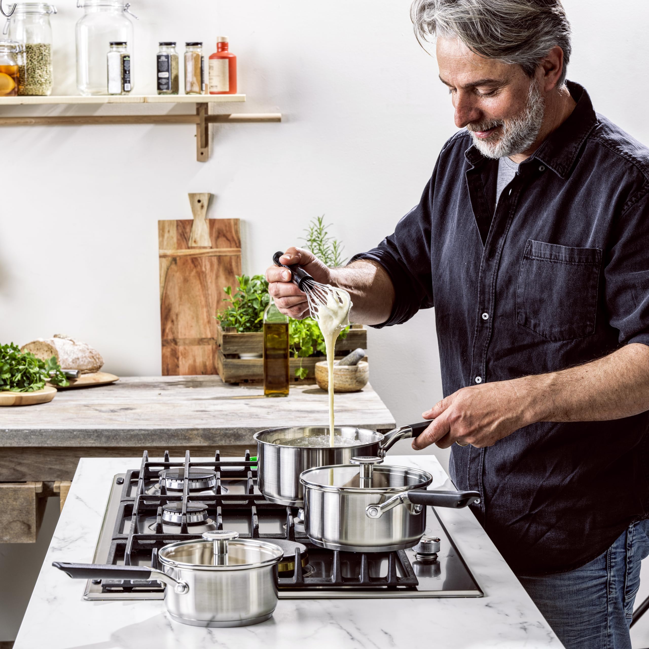 KitchenAid CC004003-001 Stielkasserolle  1.5L 16cm Edelstahl