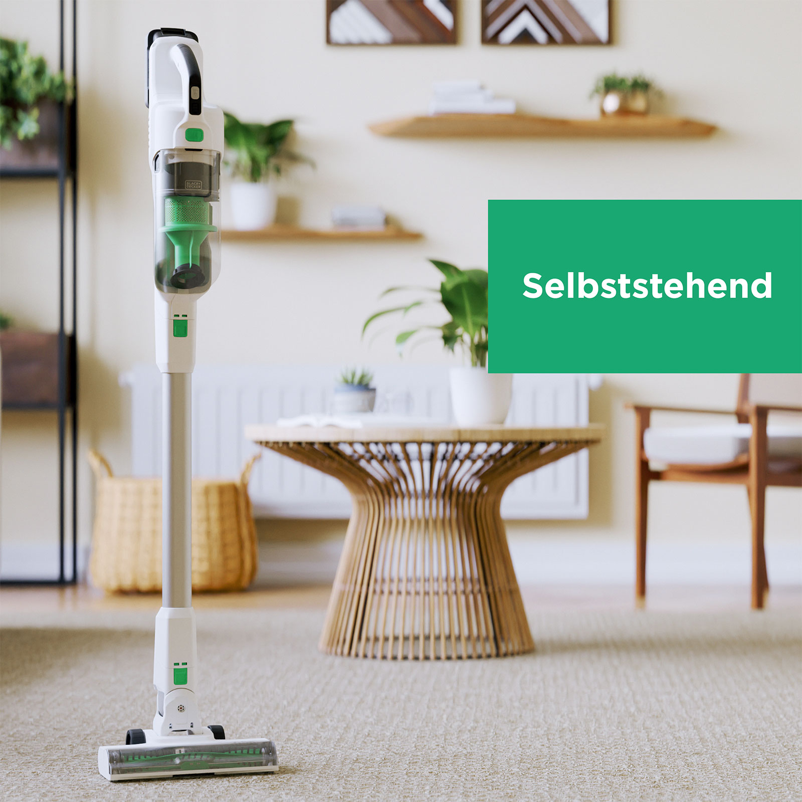 Black + Decker REVSV18D1 Akku Staubsauger LED-Bodendüse Bodensensor Black + Decker REVSV18D1 Akku Staubsauger LED-Bodendüse Bodensensor