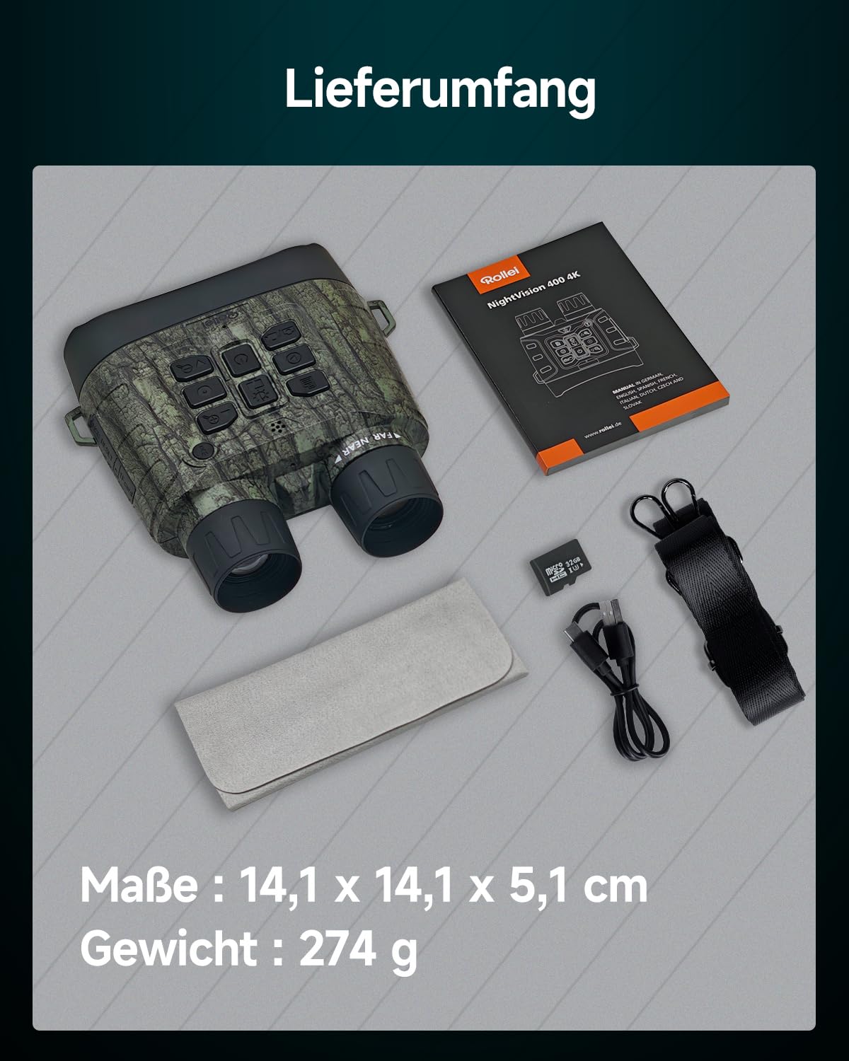 Rollei NightVision 400 4K Nachtsichtgerät