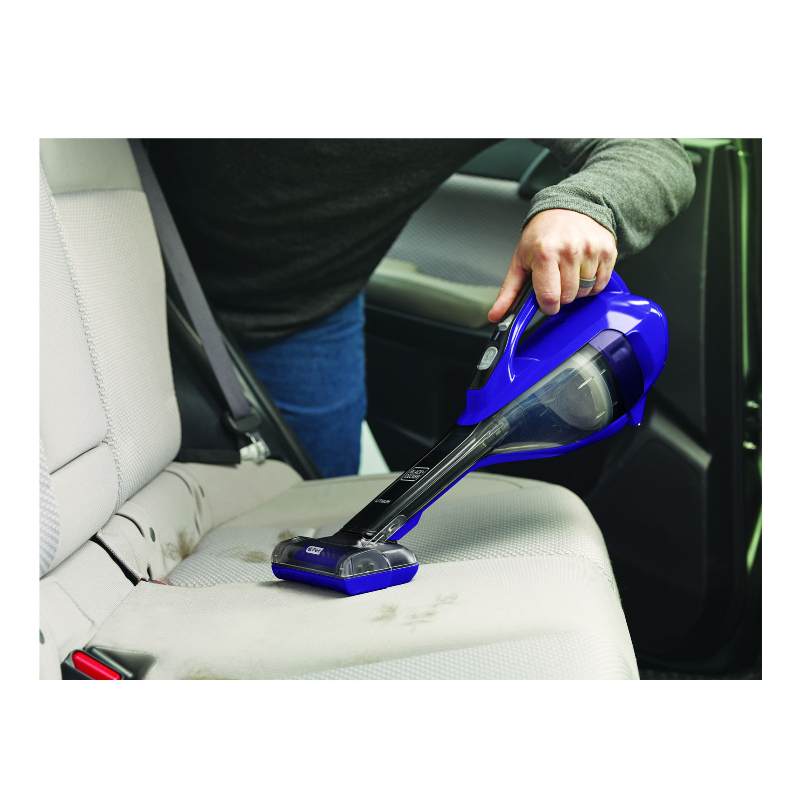 BLACK + DECKER DVA325JP07 27Wh - 10.8V Tierhaar Dustbuster Akkusauger Violett / Titanium