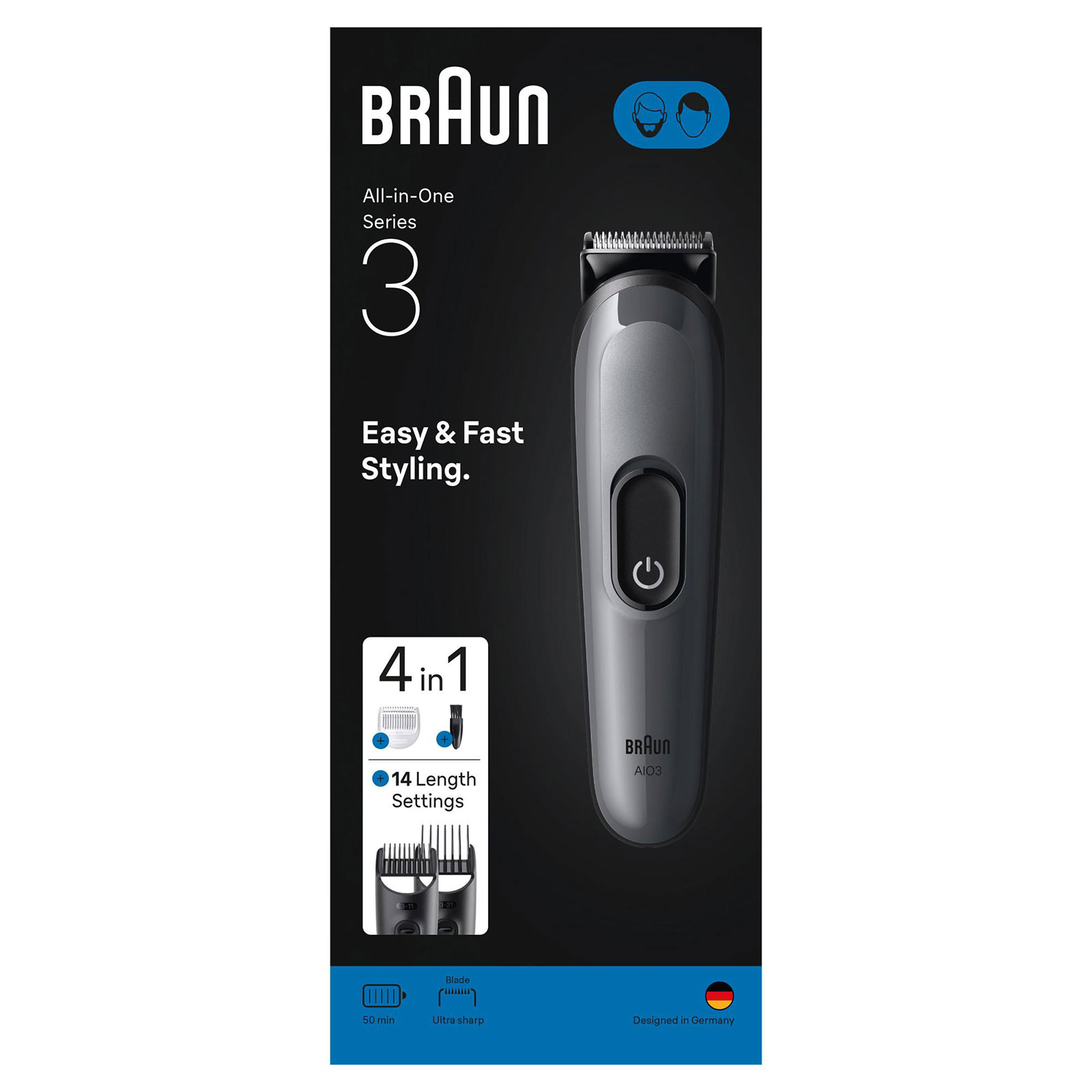 BRAUN All-in-One Series 3 4-in-1 Groomingset