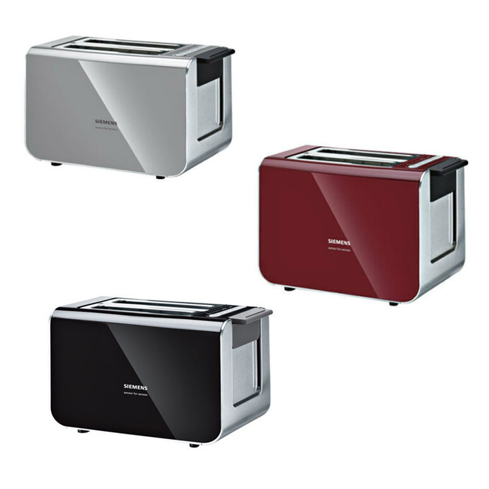 Siemens Kompakt-Toaster Edelstahl/Kunststoff sensor for senses 