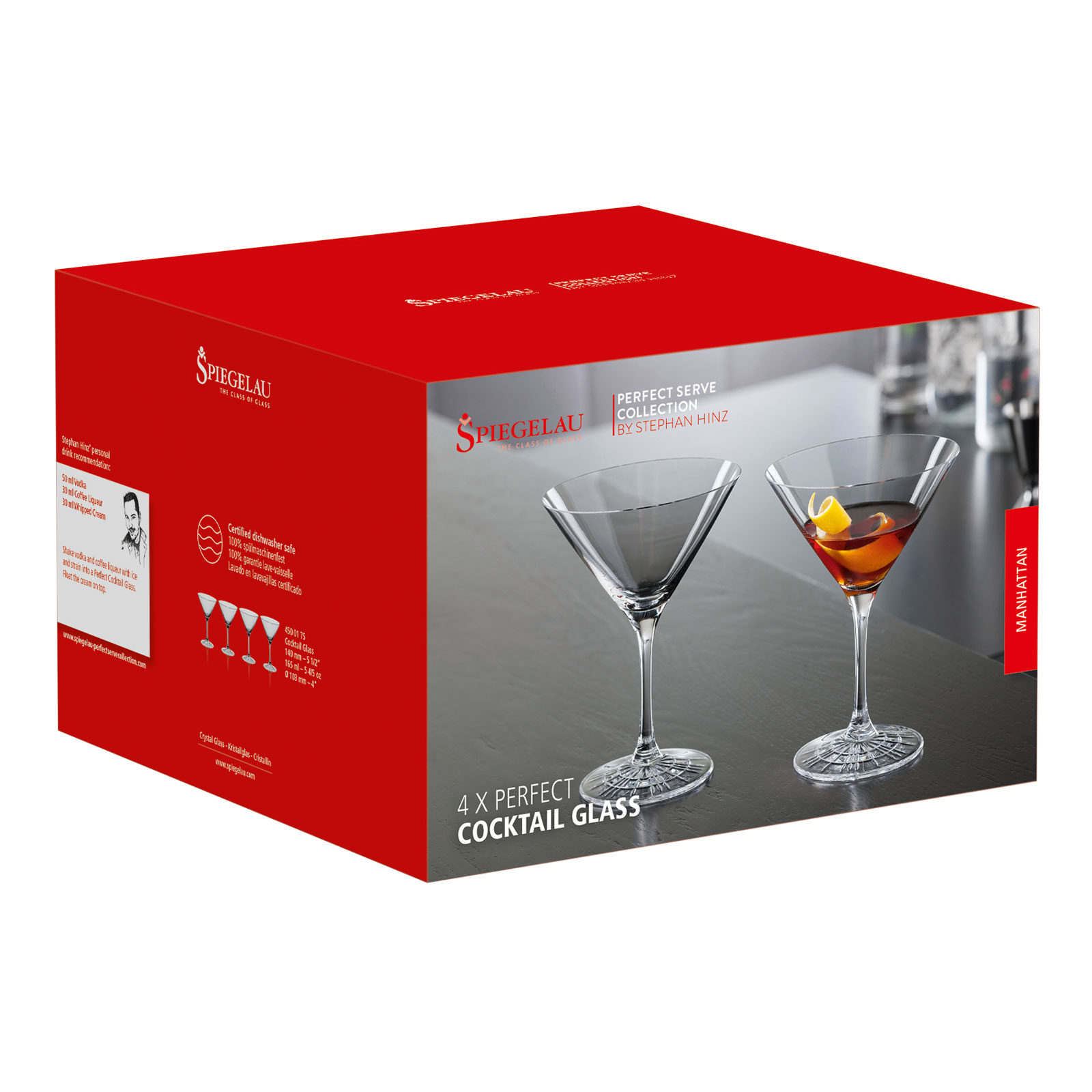 Spiegelau Perfect Serve Cocktailglas 4er Set