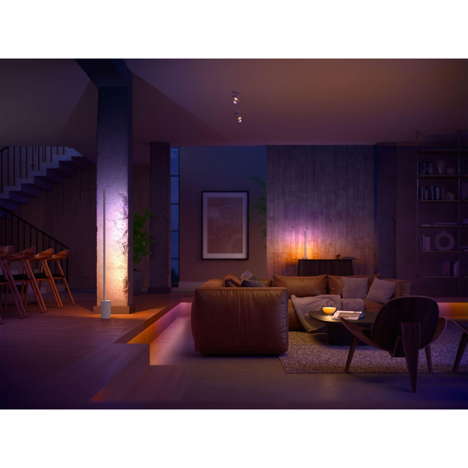 Philips Hue Gradient Signe Stehleuchte, Schwarz