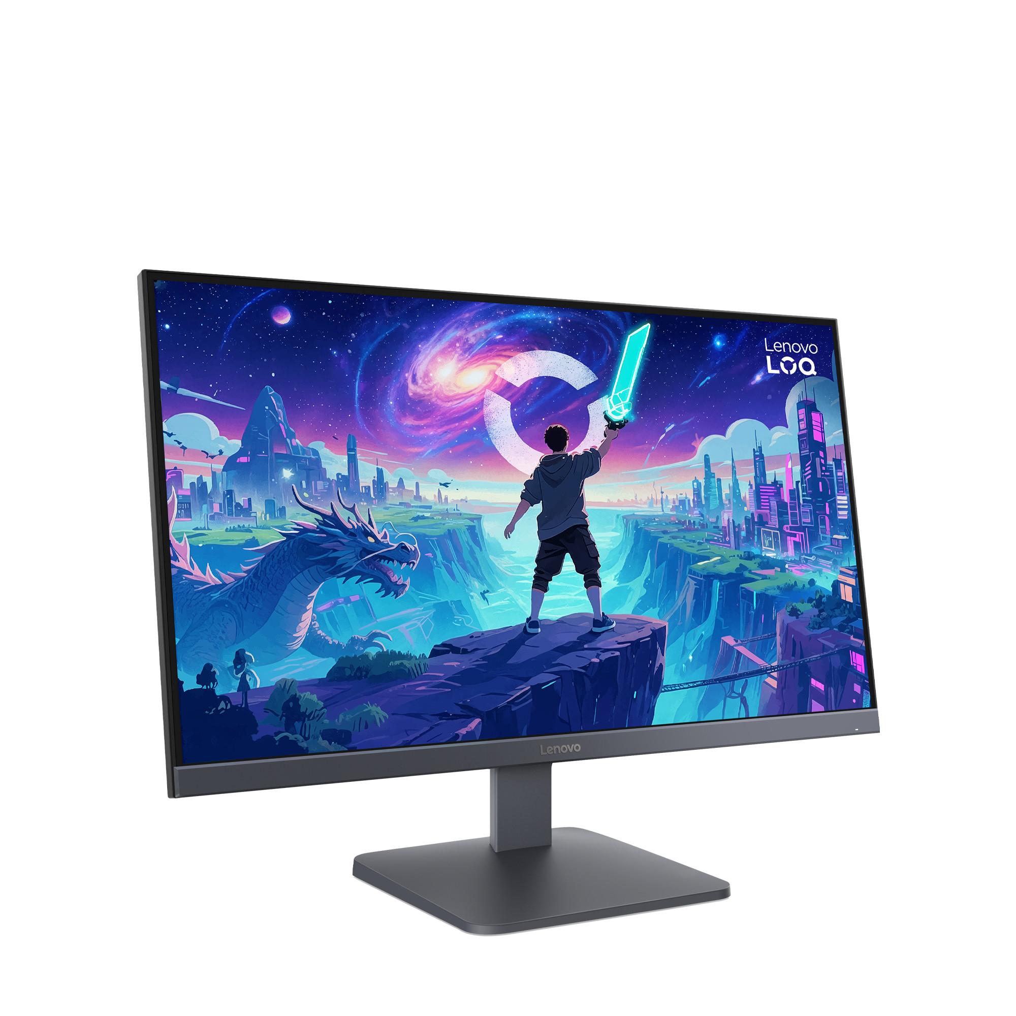Lenovo LOQ 27Q-10, Schwarz, 27 Zoll, QHD, IPS, 180 Hz, 0,5 ms Gaming-Monitor
