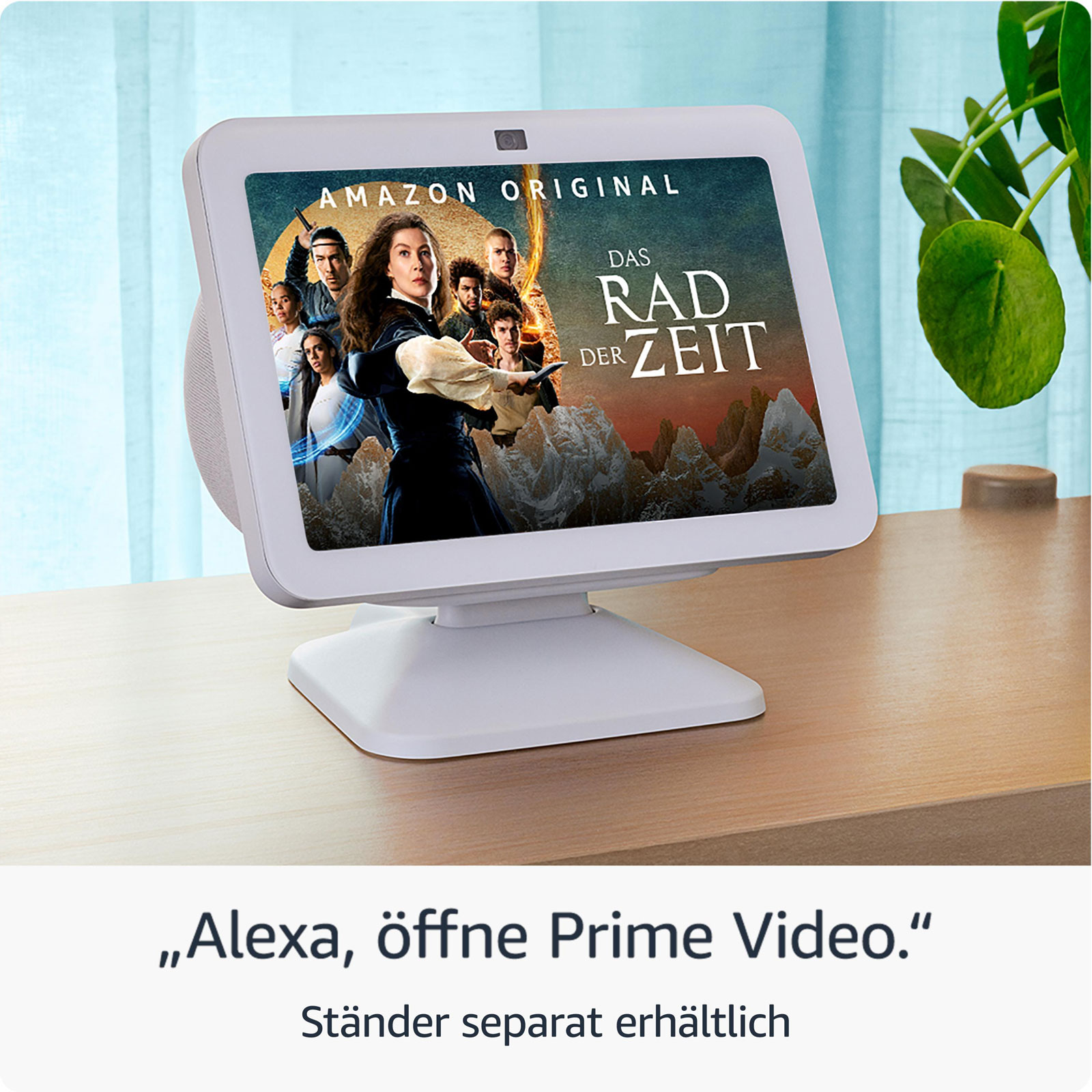 Amazon Echo Show 8 (3. Genaration) weiß (Smarter HD-Touchscreen, 3D-Audio, Smart-Home-Hub, Alexa)