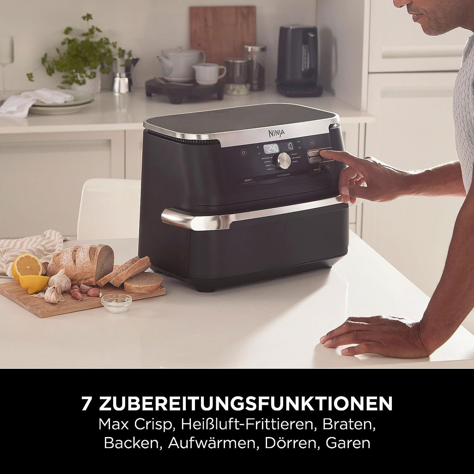 NINJA AF500EU Heißluftfritteuse NINJA AF500EU Heißluftfritteuse