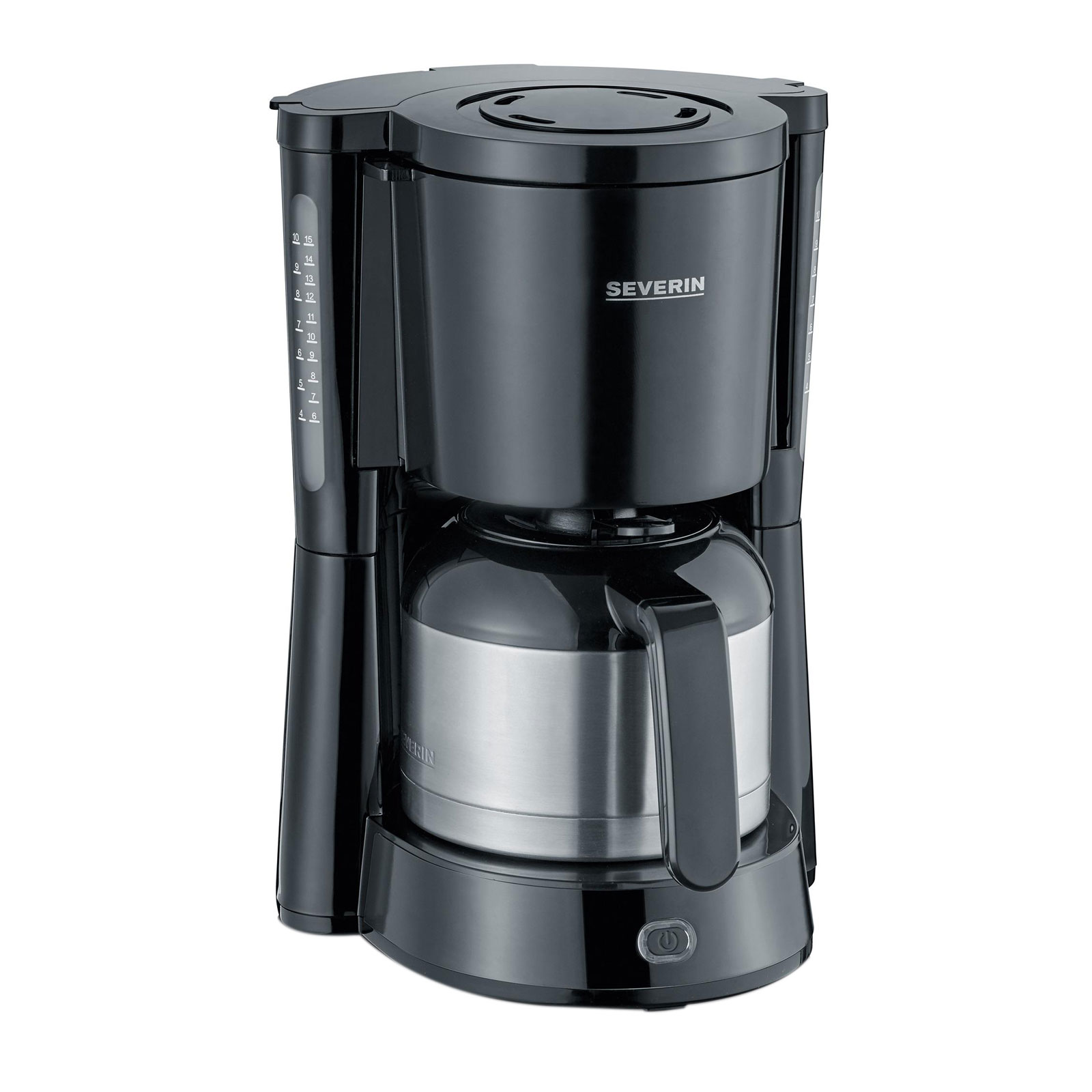 Severin KA 4835 Type Thermo-Kaffeeautomat gebürsteter Edelstahl / schwarz