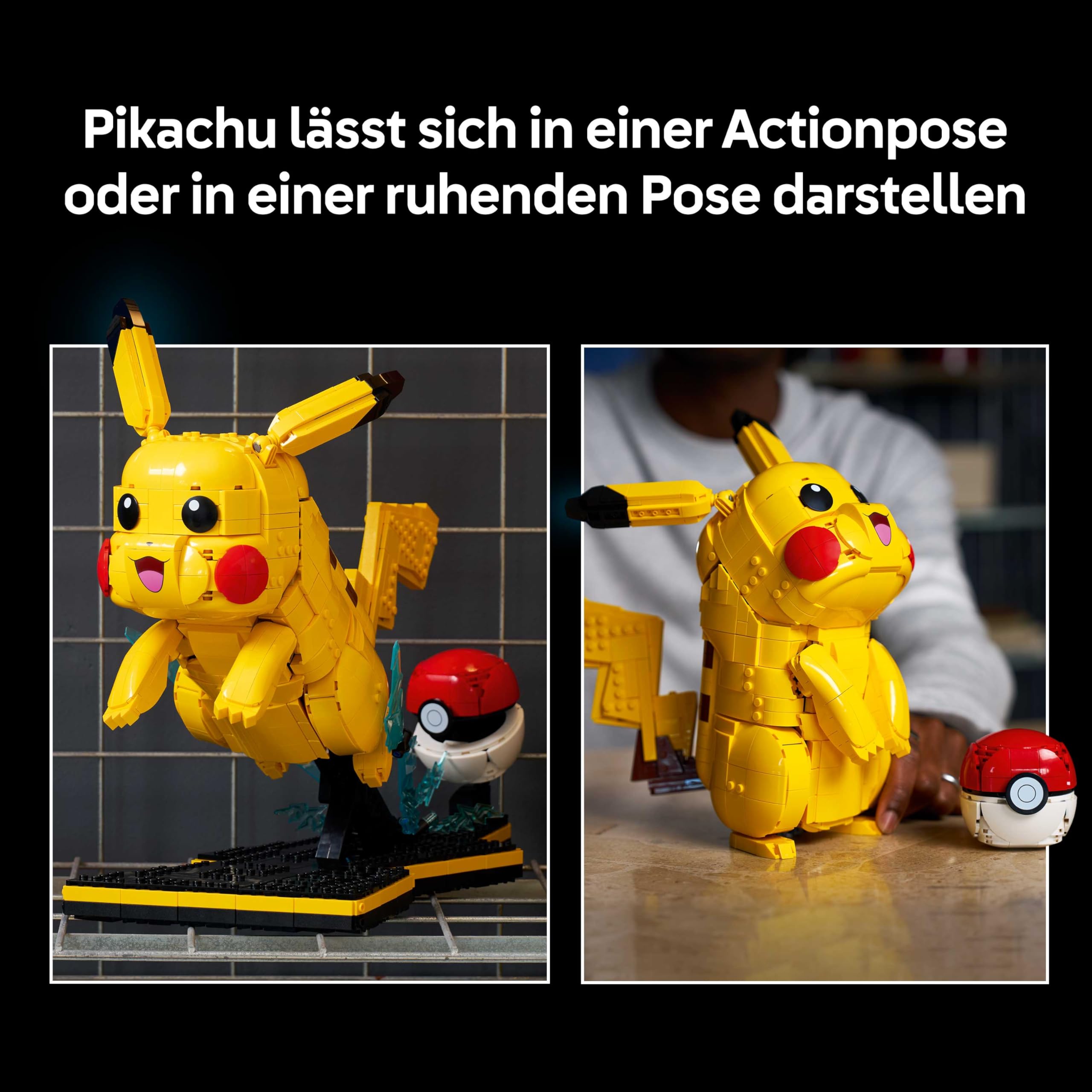 LEGO Pokémon Pikachu und Pokéball - Bauset für Erwachsene