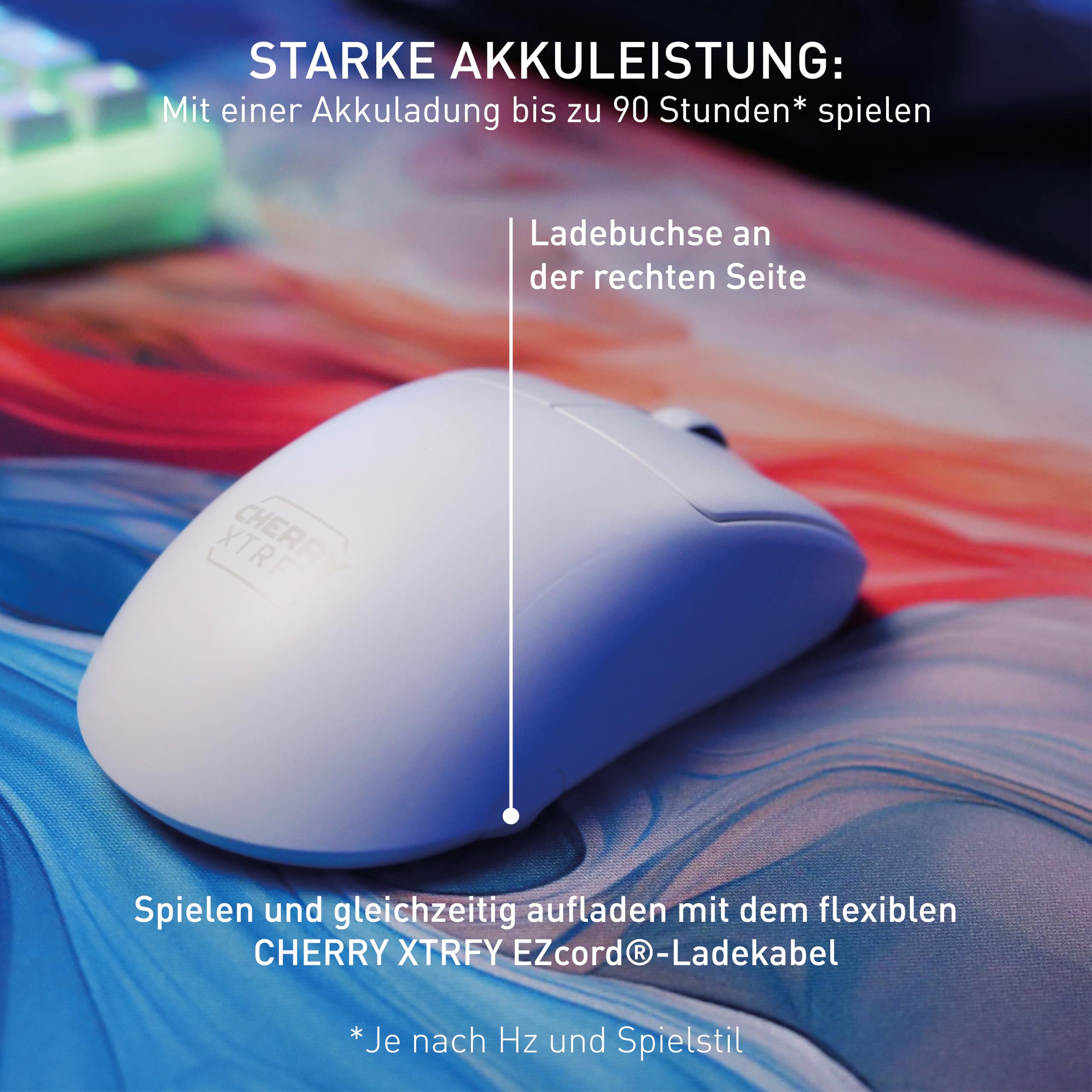 CHERRY XTRFY M68 Pro Wireless, Ultraschnelle Kabellose Gaming-Maus