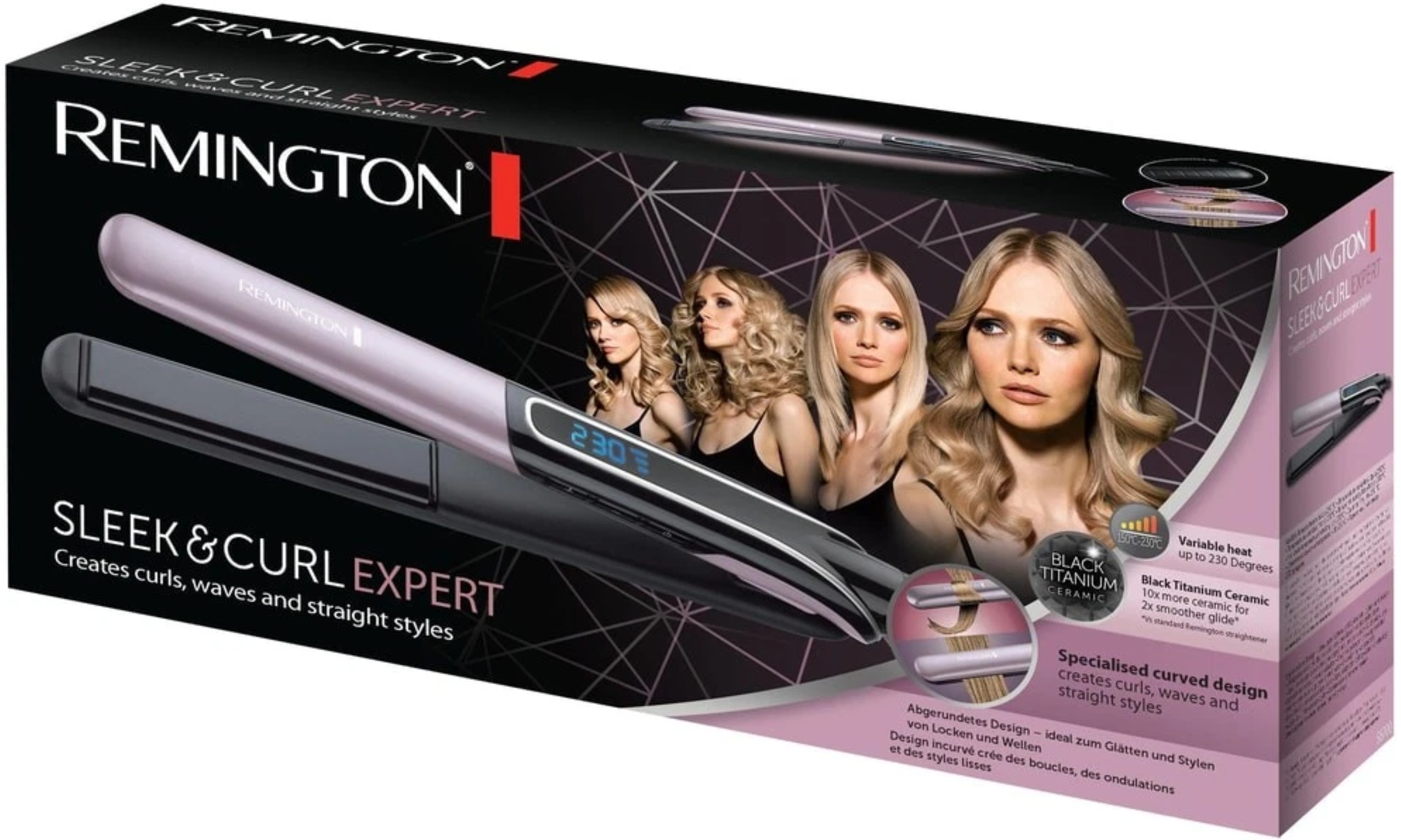 Remington Haarglätter S 6700 Sleek & Curl Expert