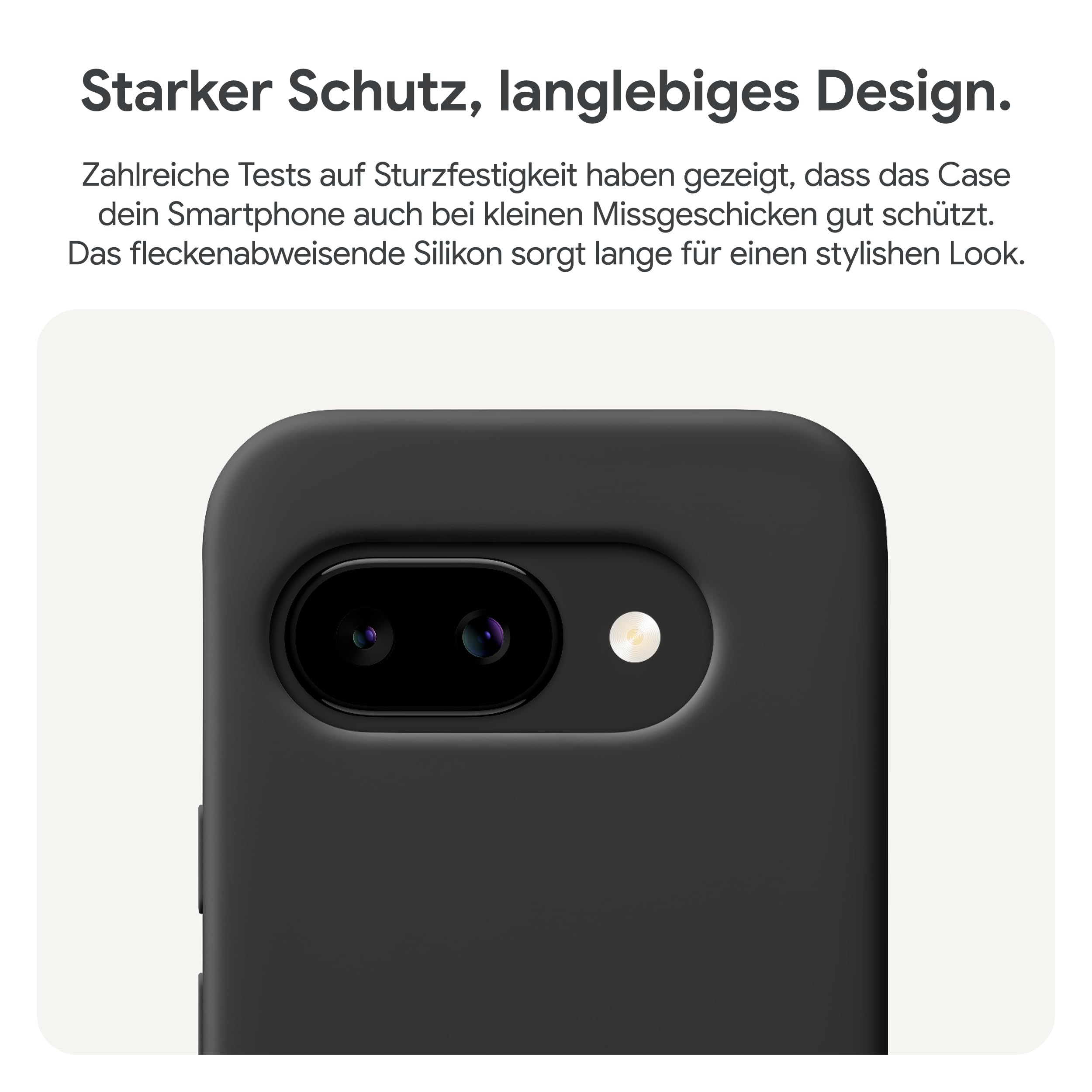 Google Pixel 9a Case – Langlebiges, fleckenabweisendes Silikon – Schutzhülle