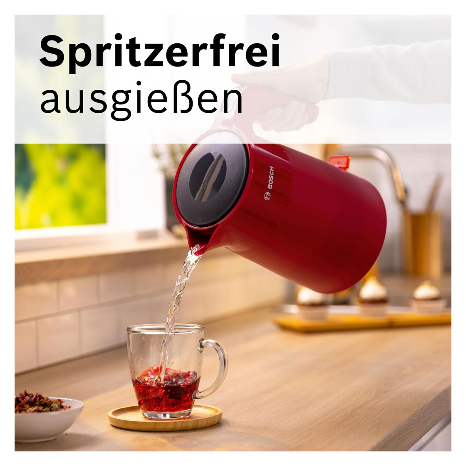Bosch Wasserkocher TWK2M164 Rot Bosch Wasserkocher TWK2M164 Rot