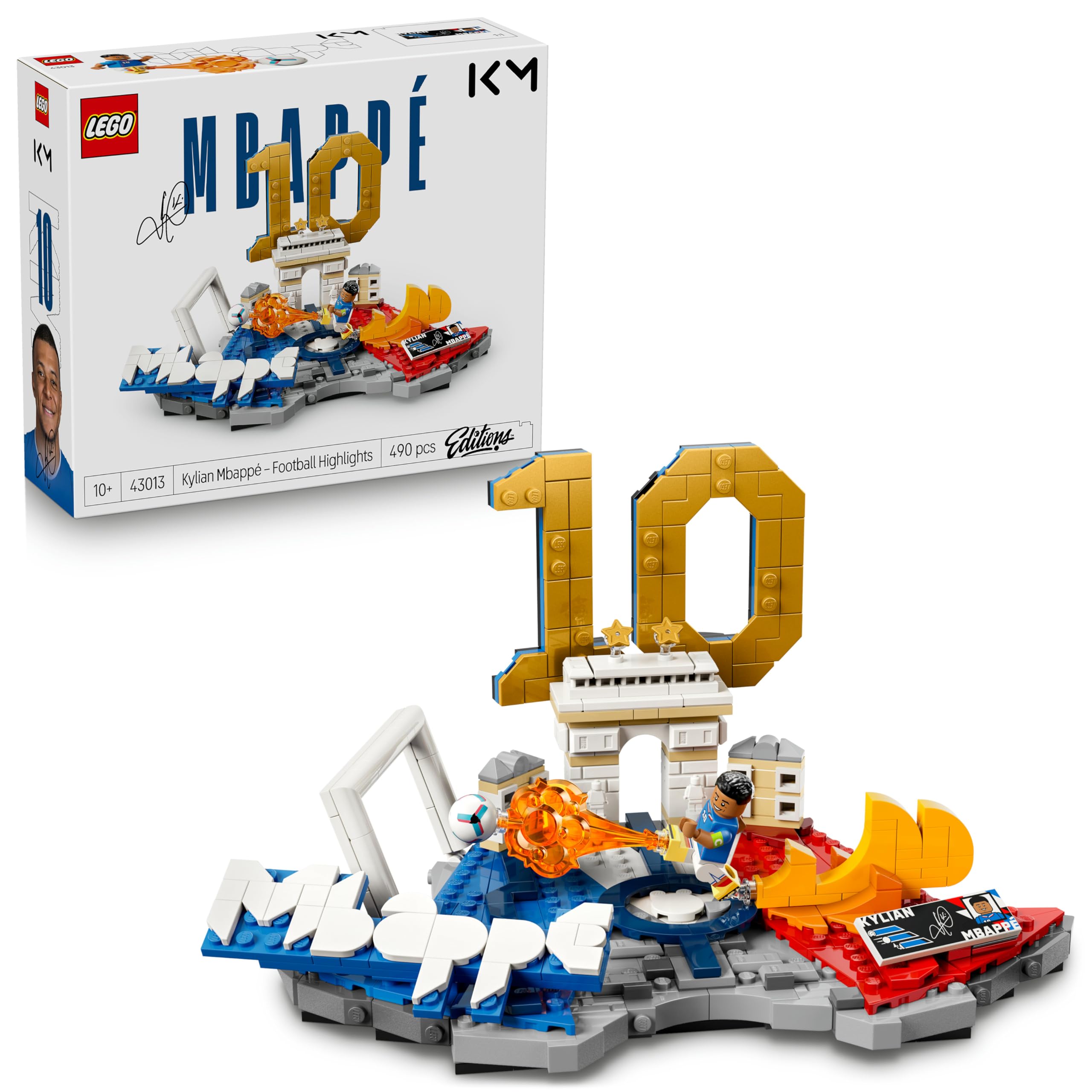LEGO Editions Kylian Mbappé – Fußball-Highlights Spielzeug, 43013