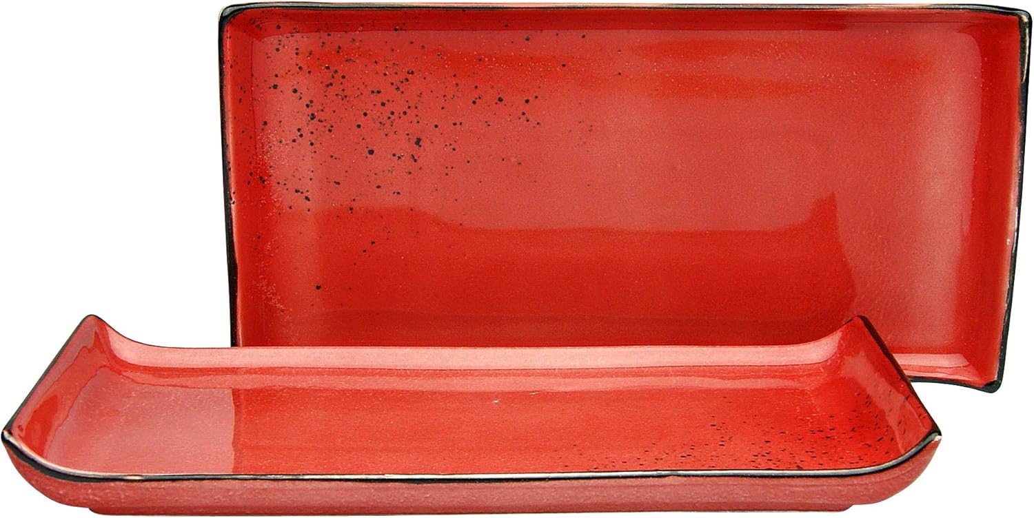 CreaTable  Serie NATURE COLLECTION Geschirrset BBQ Platte 2 teilig