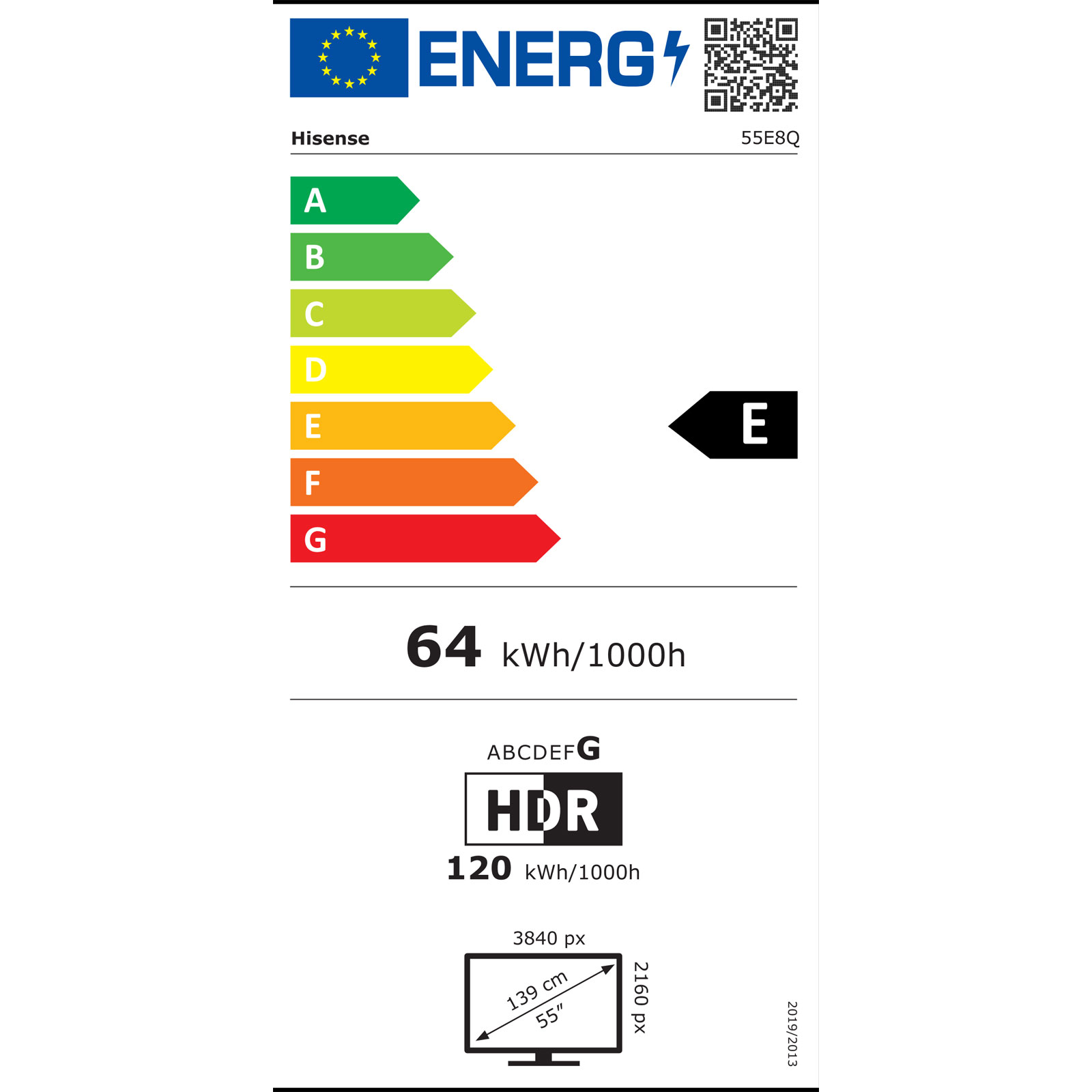 HISENSE 55E8Q ULED Mini LED TV