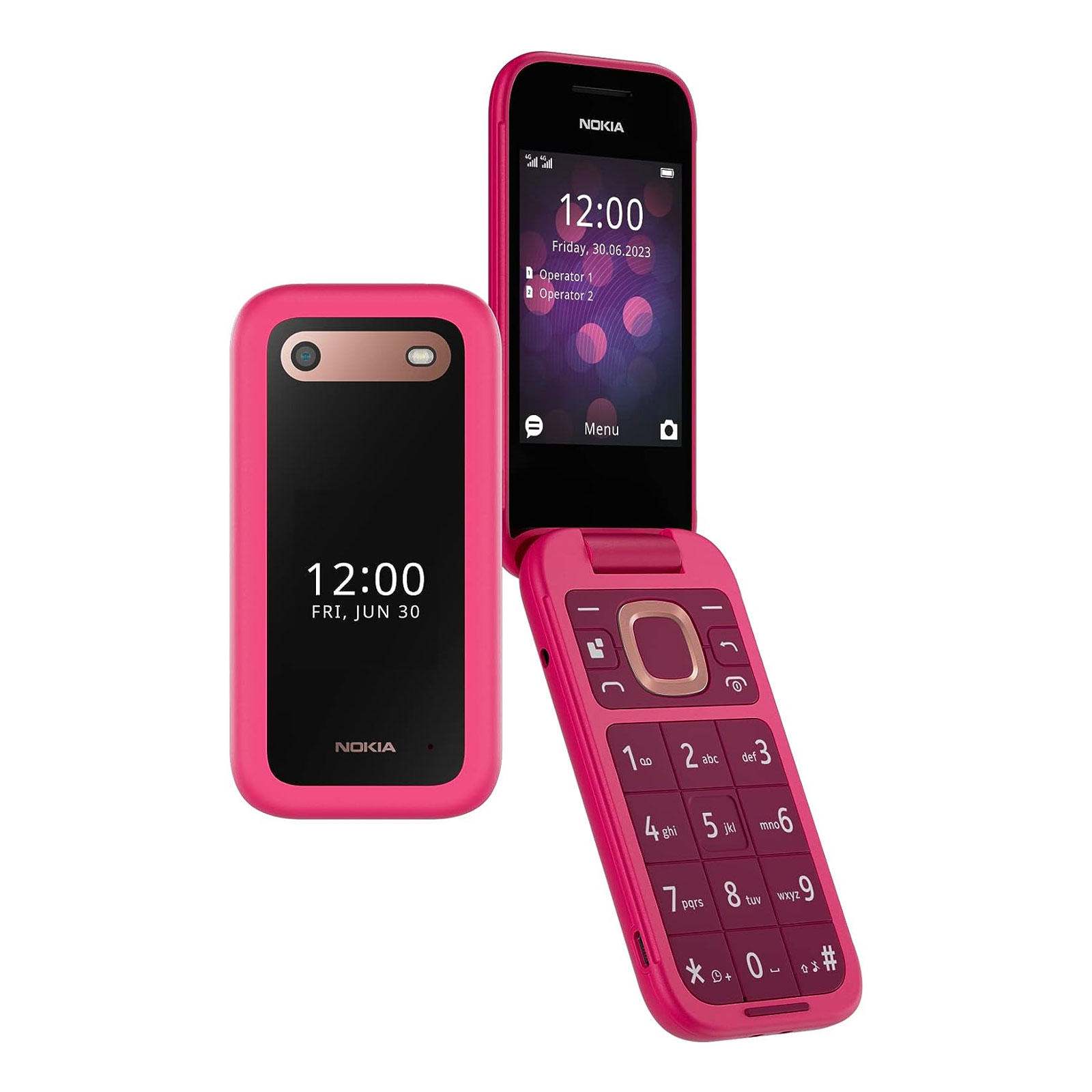Nokia 2660 Flip Pink Handy (Klapp)