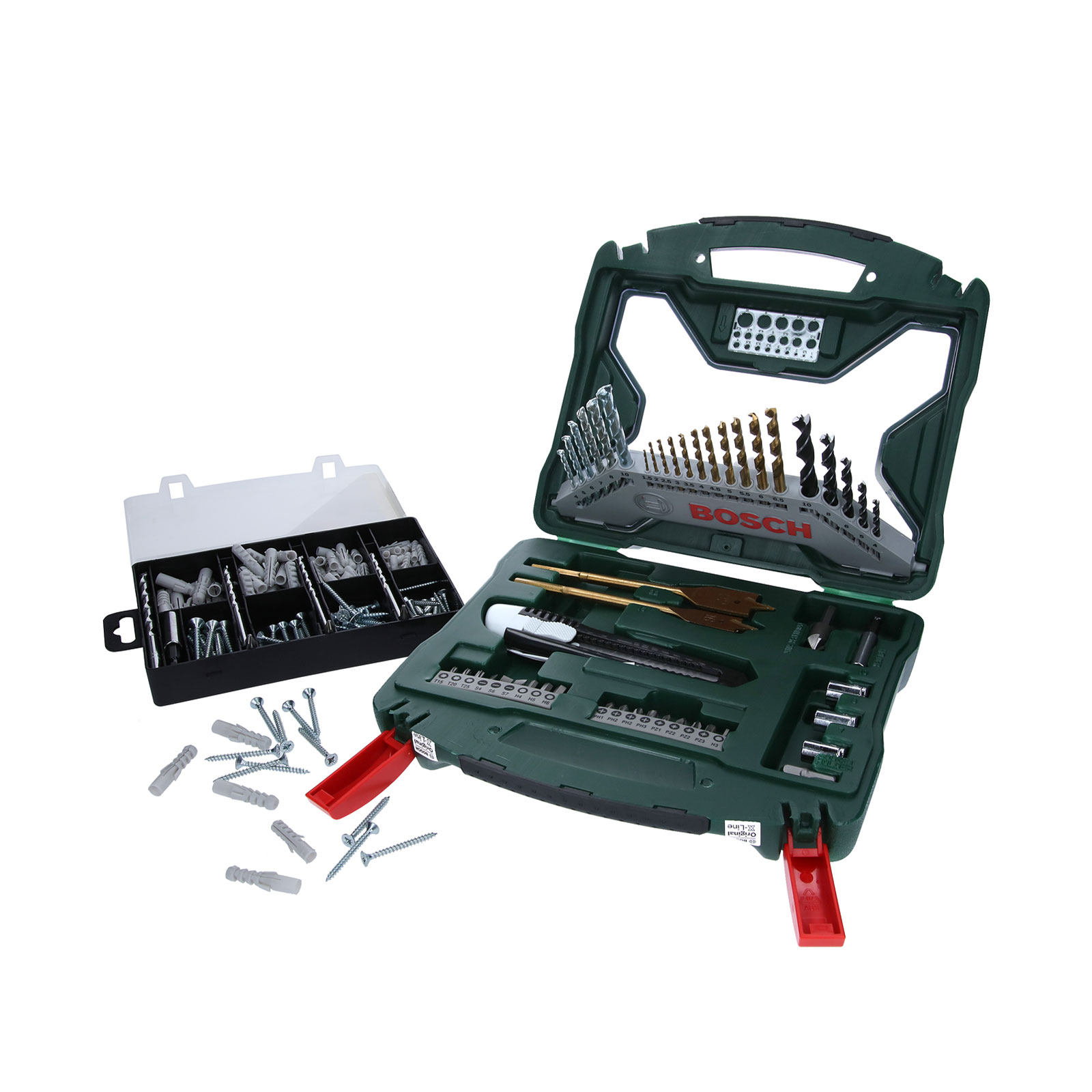 Bosch Professional Bohr- und Schrauberbit-Set + Duebel-Set, 173-teilig