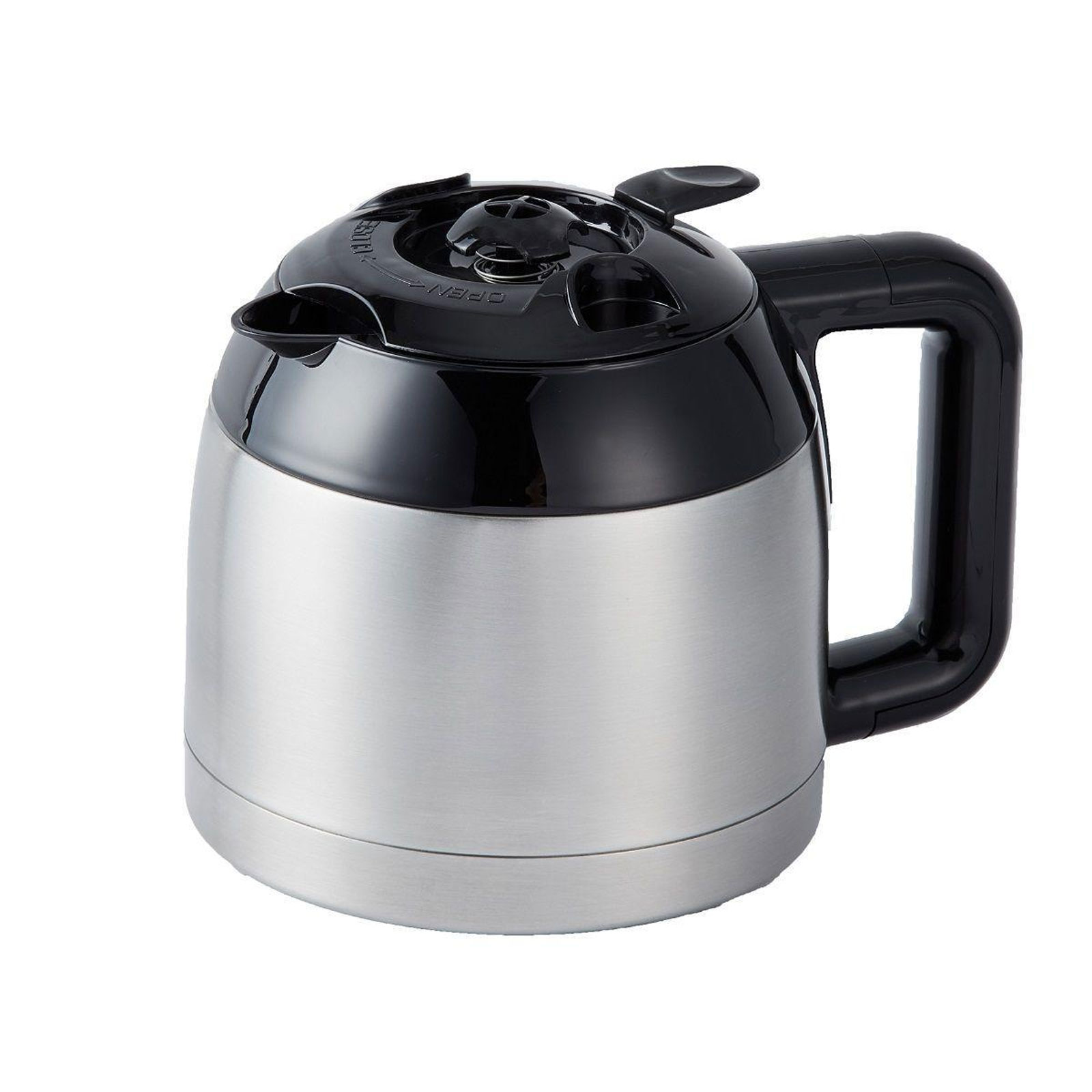 CLOER 5258 Filterkaffeemaschine (10 Tassen, Edelstahl-Isolierkanne, LCD-Display, Warmhaltefunktion, Tropf-Stopp, Abschaltautomatik, Timer)