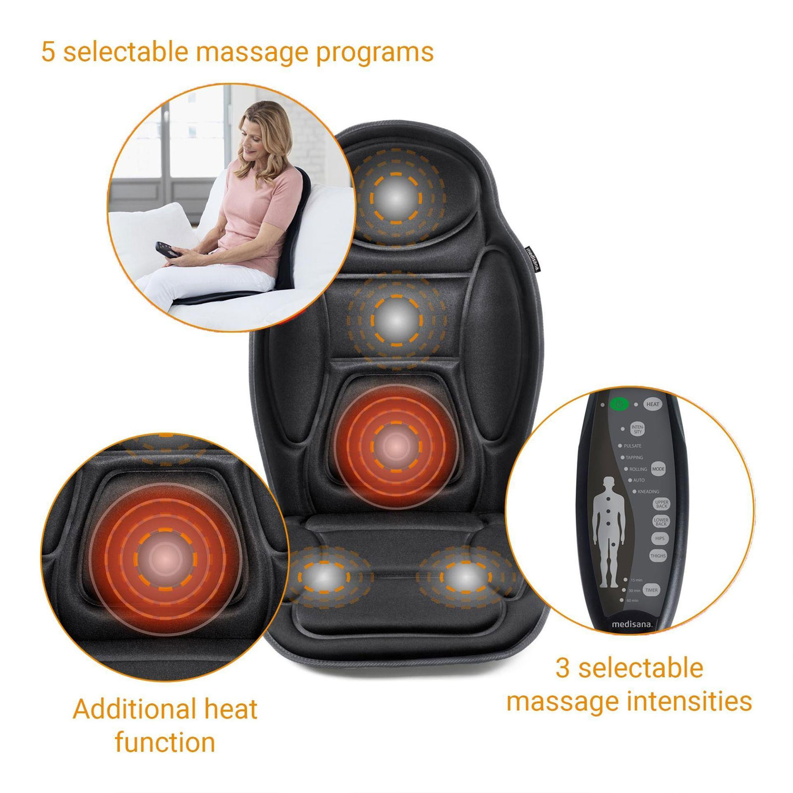 MEDISANA MCH Massagesitzauflage
