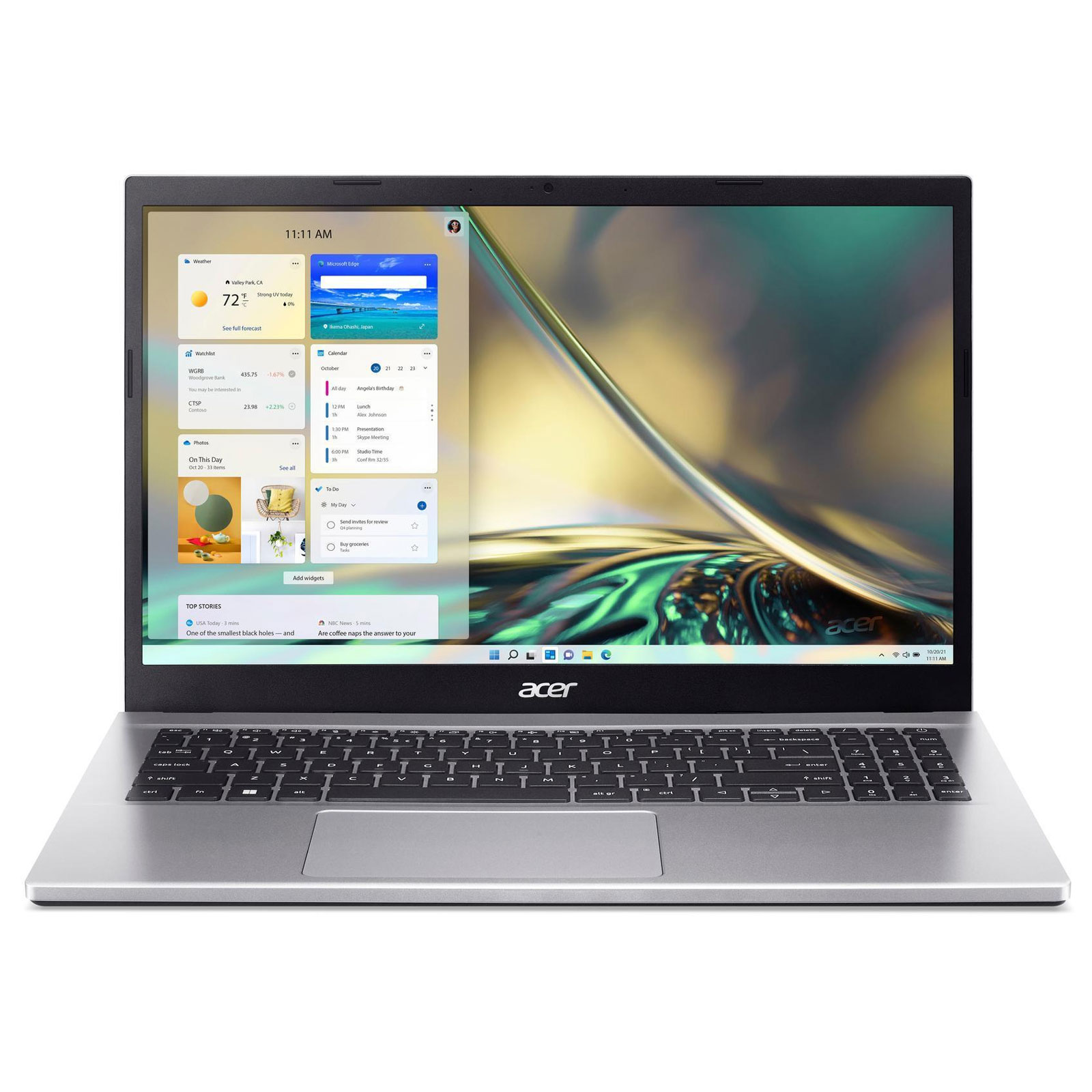 ACER Notebook Aspire 3 (A315-59-576H), Silber, 15,6 Zoll, Full HD, IPS, Intel Core i5-1235U, 16 GB, 1 TB M.2 SSD