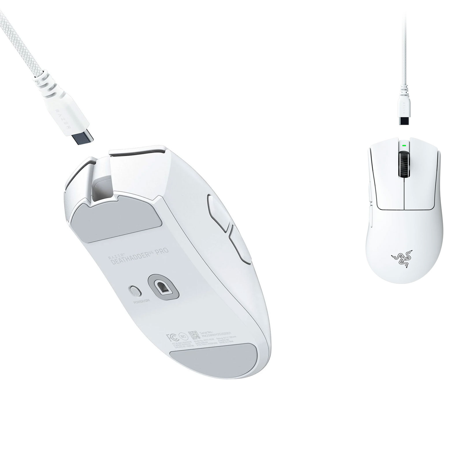 RAZER DeathAdder V4 Pro, Schwarz Gaming-Maus