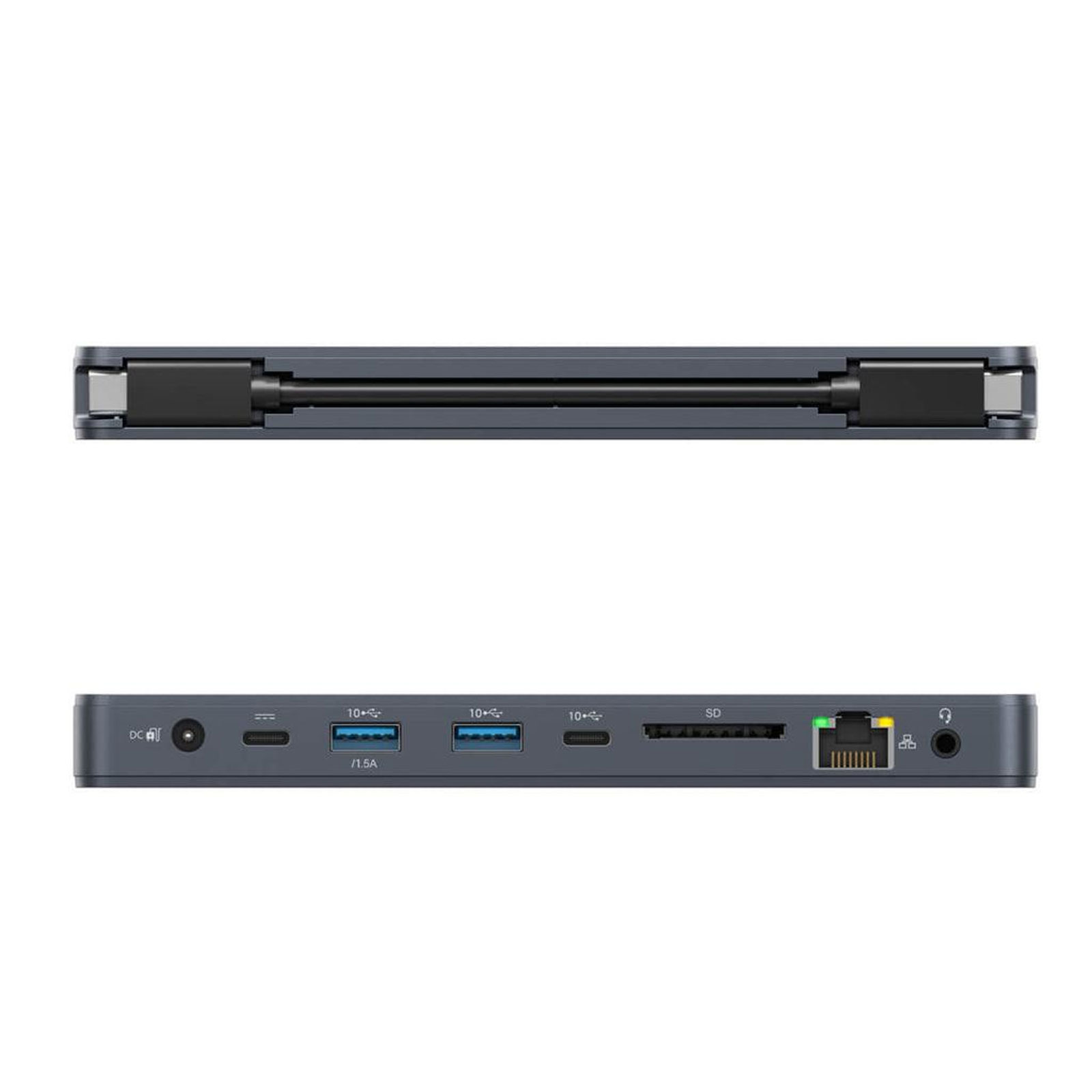 HYP USB-C 10-in1 Dual HDMI GRE