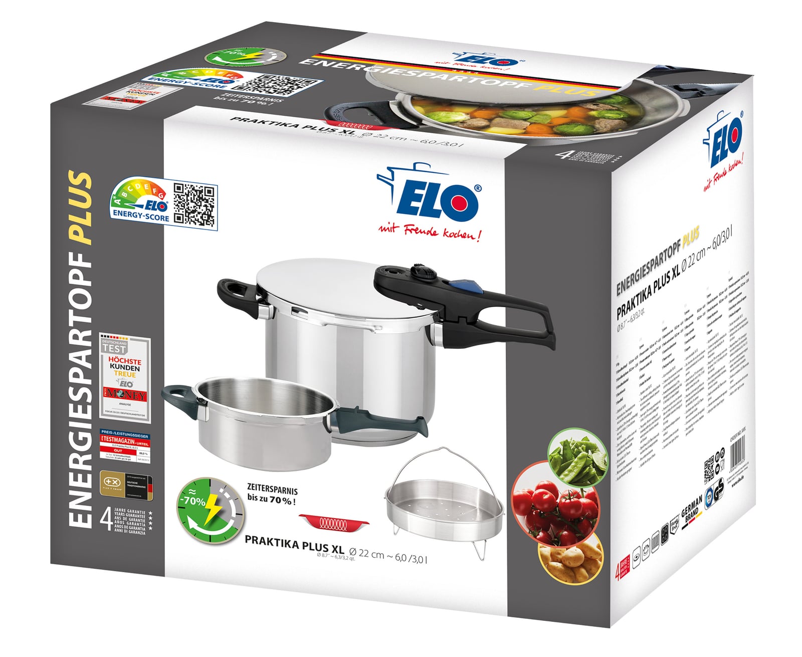 ELO Schnellkochtopf Set 5 tlg.