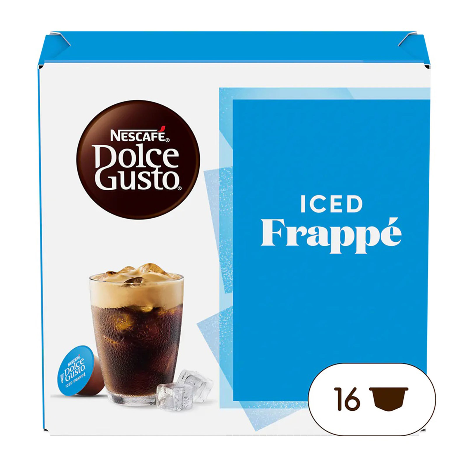 Krups KP3405.25 Dolce Gusto Kapselmaschine inkl. Iced Frappe 16 Capsule