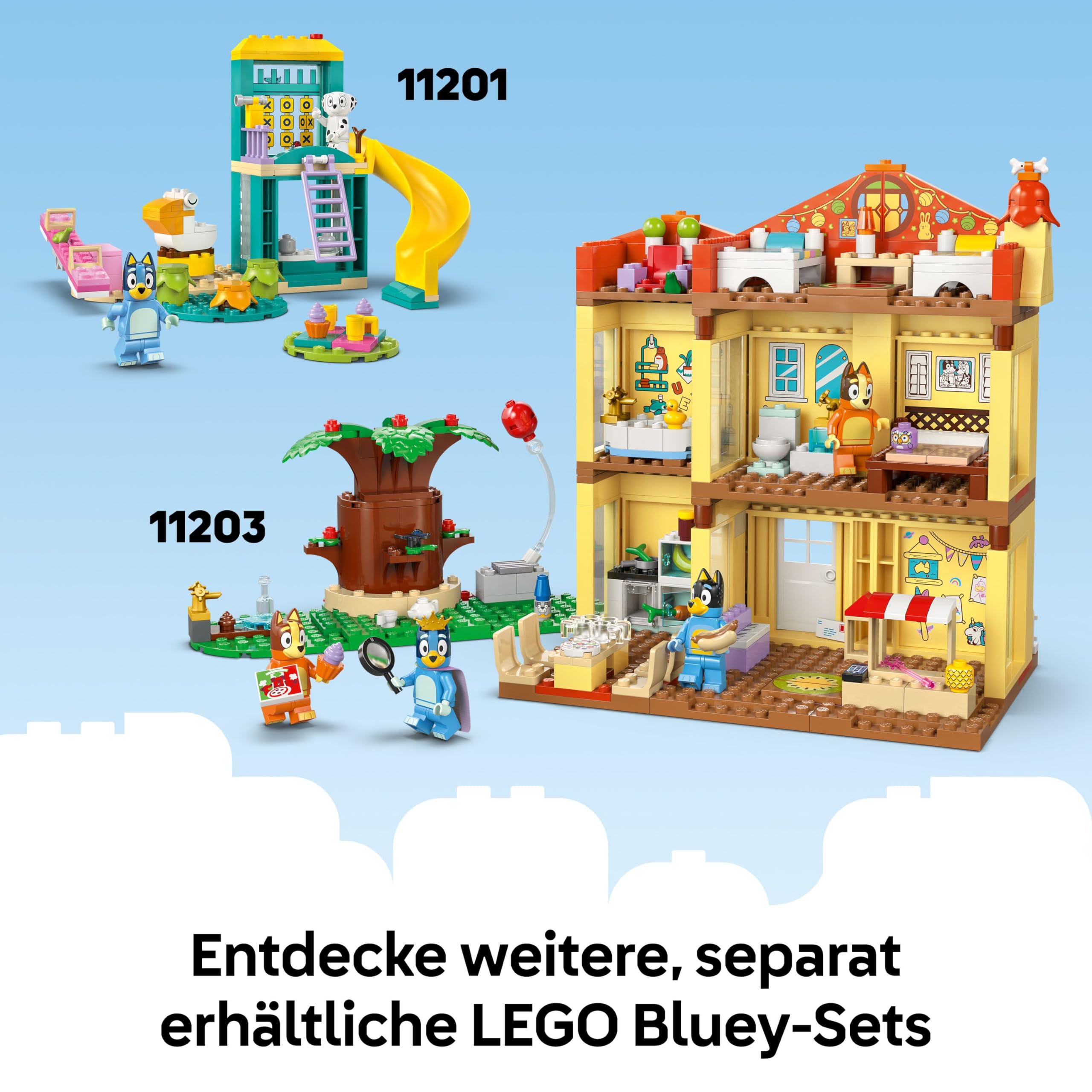 LEGO Bluey: Bluey's Beach & Family Car Trip Toy 11202