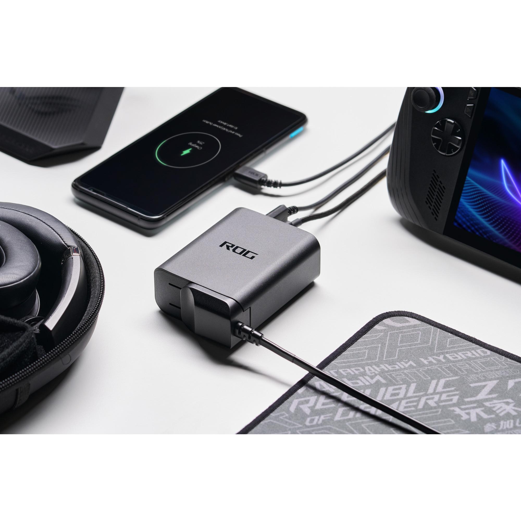 ASUS ROG 140W USB-C GaN Ladegerät (EU+UK, USB-C, USB-A)