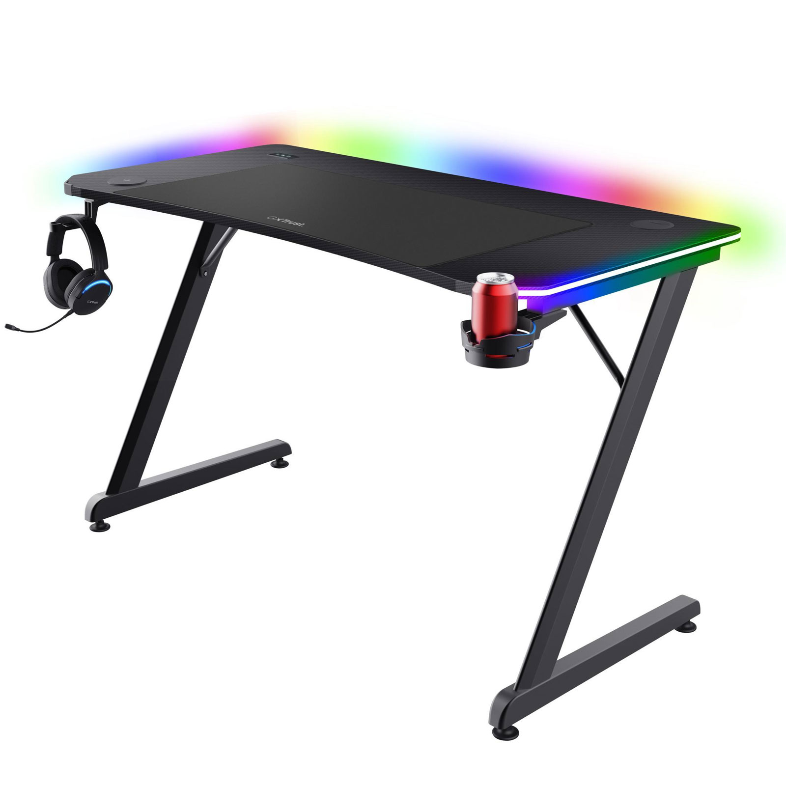 Trust GXT710 Luminus Pro RGB Gaming-Tisch
