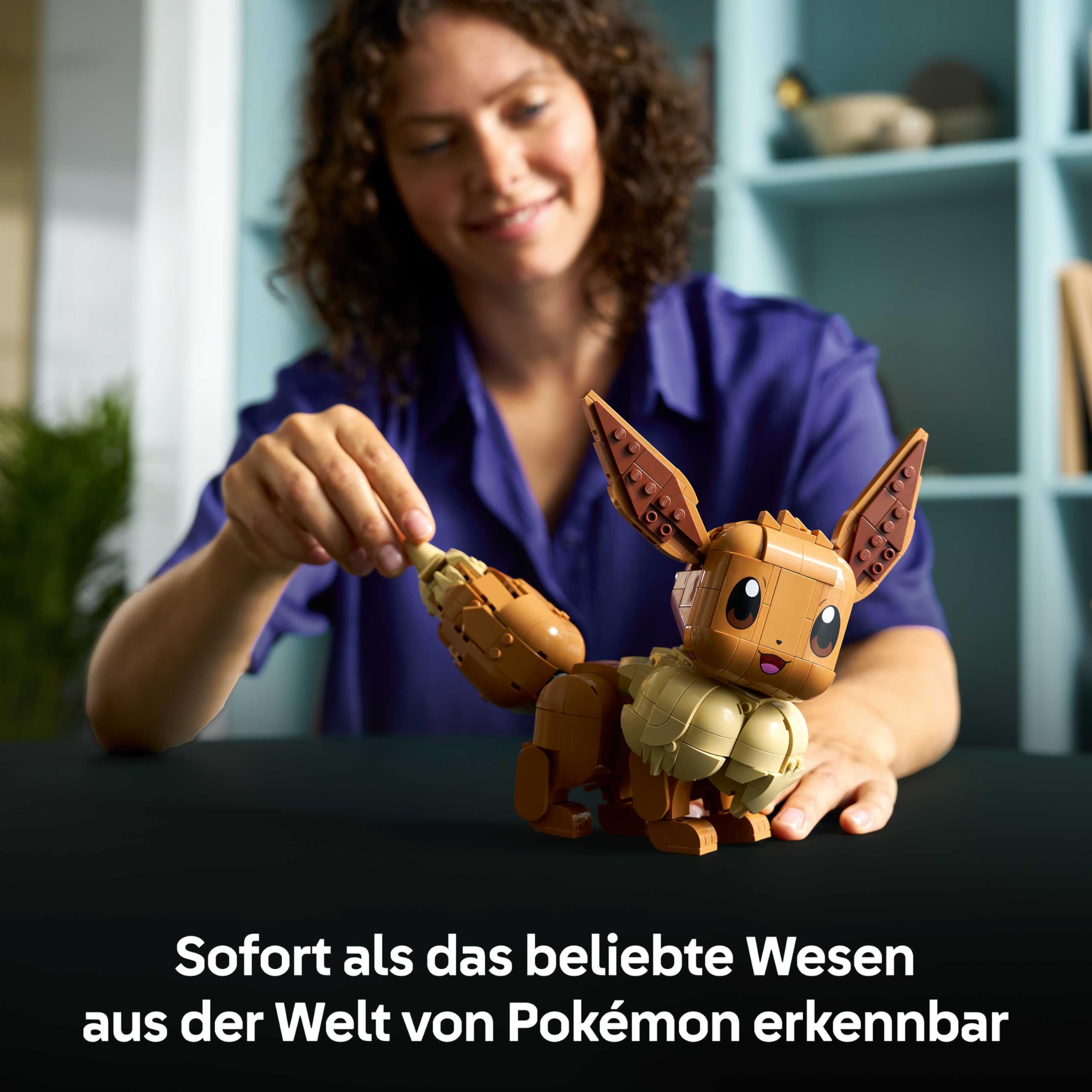 LEGO Pokémon Evoli Figur - Bauset für Erwachsene, 72151