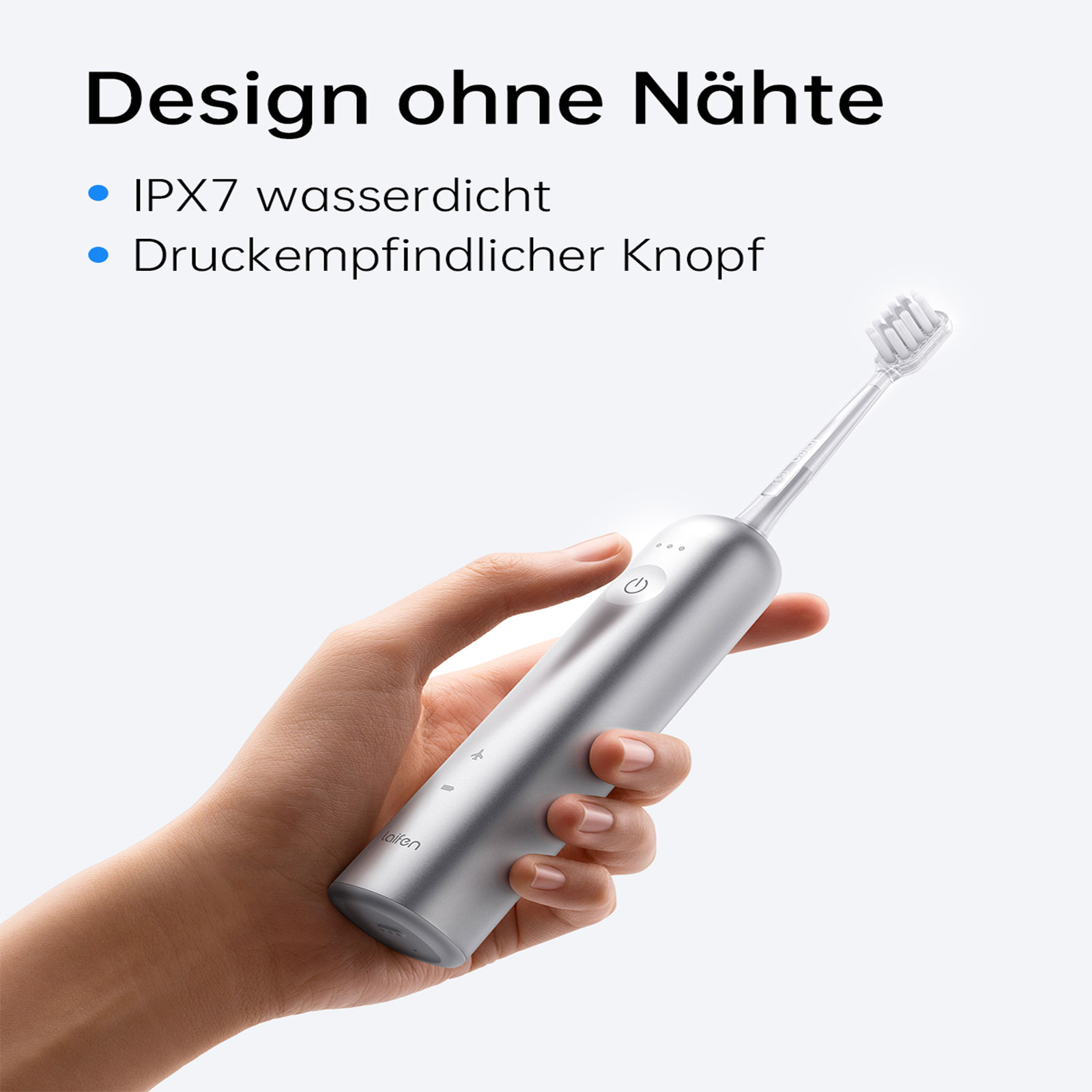 Laifen Wave Alu Elektrische Zahnbürste Silber