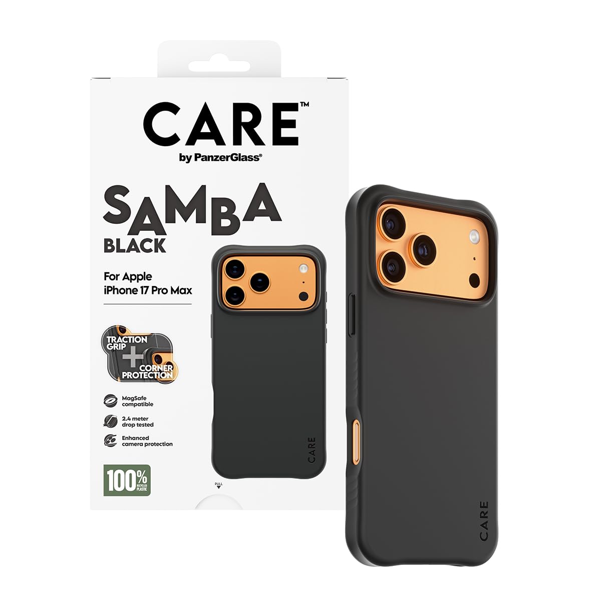 PanzerGlass MagSafe Hülle für iPhone 17 Pro Max SAMBA Hülle