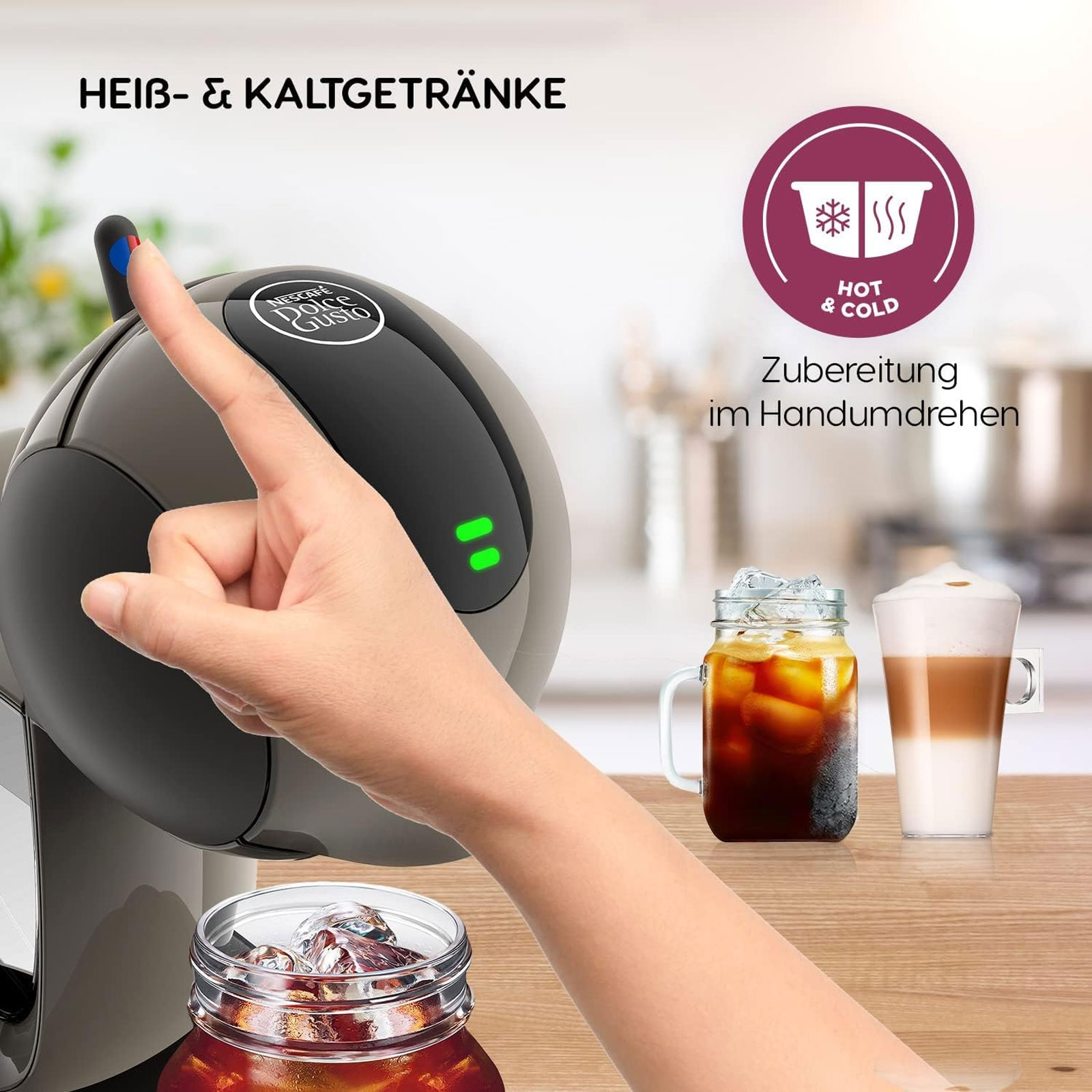 Krups Infinissima Touch KP270A.25 NDG  Kaffee-Kapselmaschine mit Touchdisplay