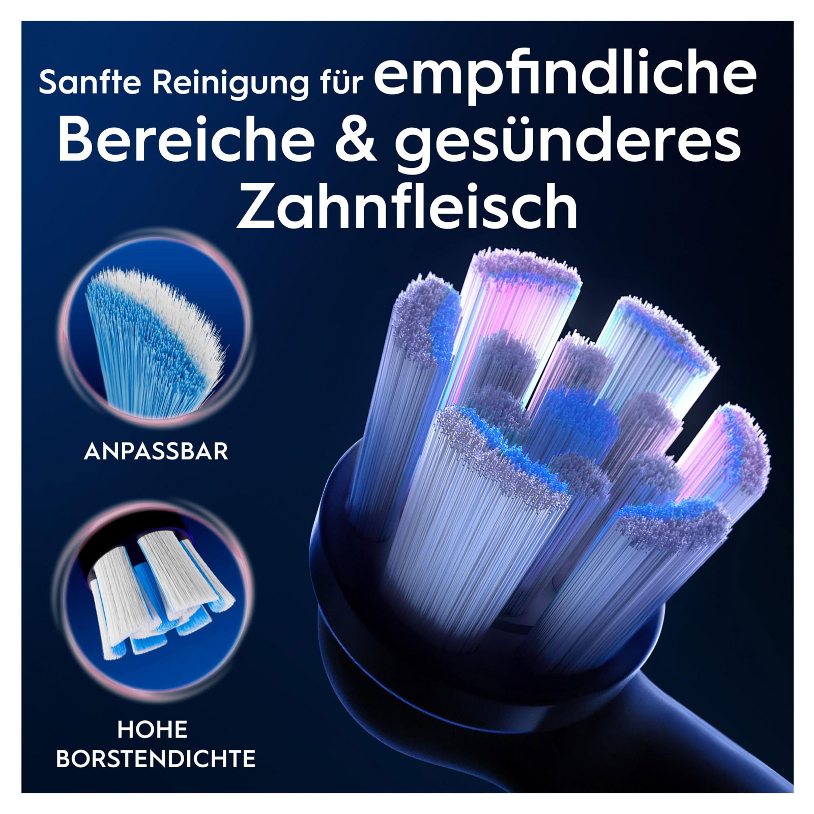 Oral-B iO Original Aufsteckbürsten 2er Set Schwarz Oral-B iO Original Aufsteckbürsten 2er Set Schwarz