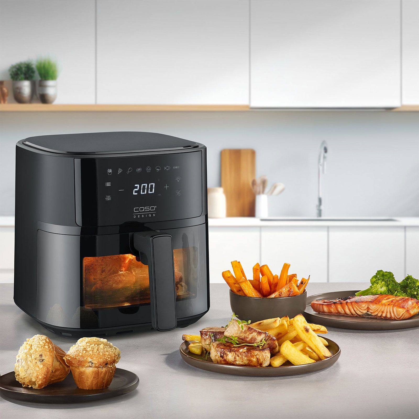 Caso 3185 AirFry 6.0 Design Heißluftfritteuse