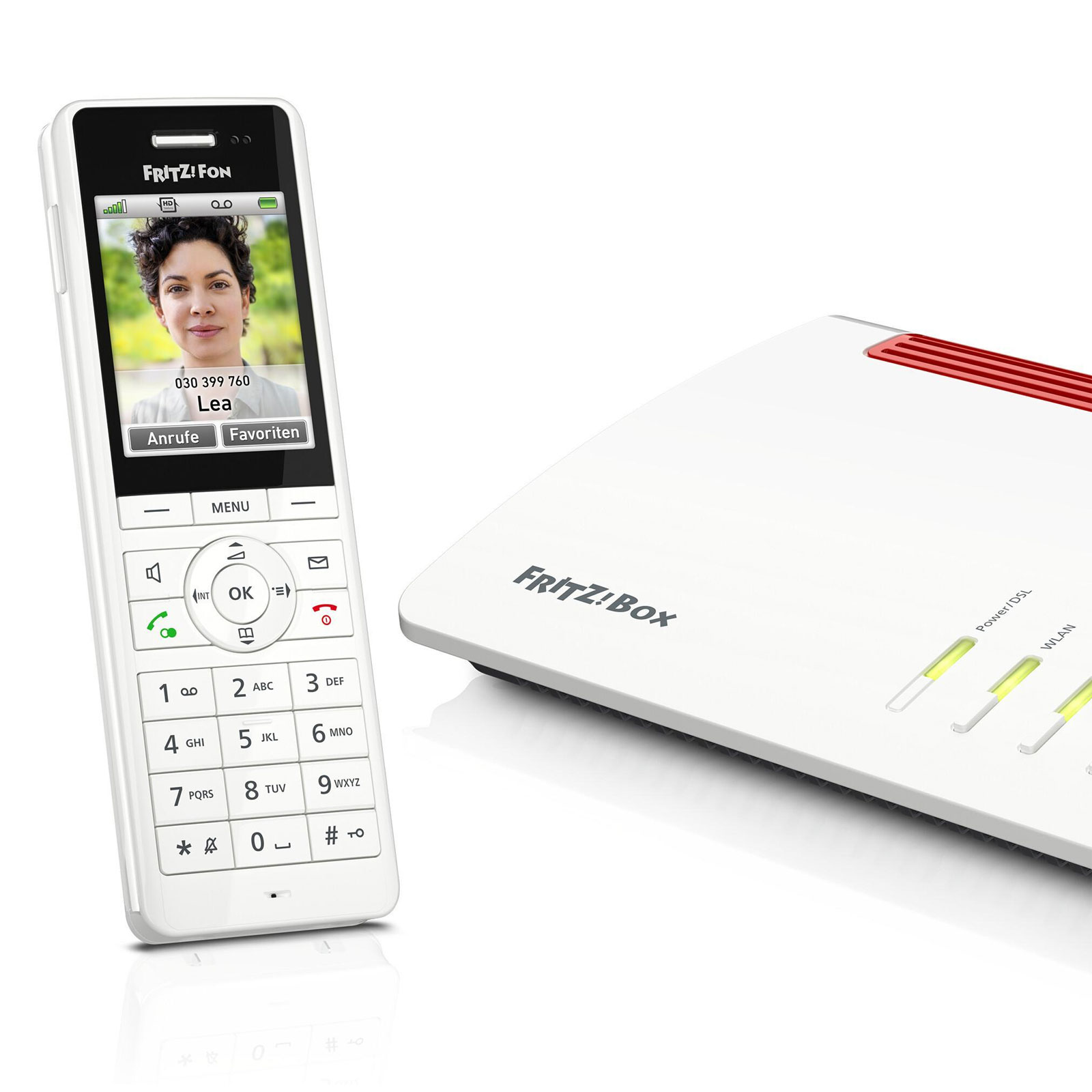 AVM FRITZ!Fon X6 weiß Schnurloses Telefon AVM FRITZ!Fon X6 weiß Schnurloses Telefon