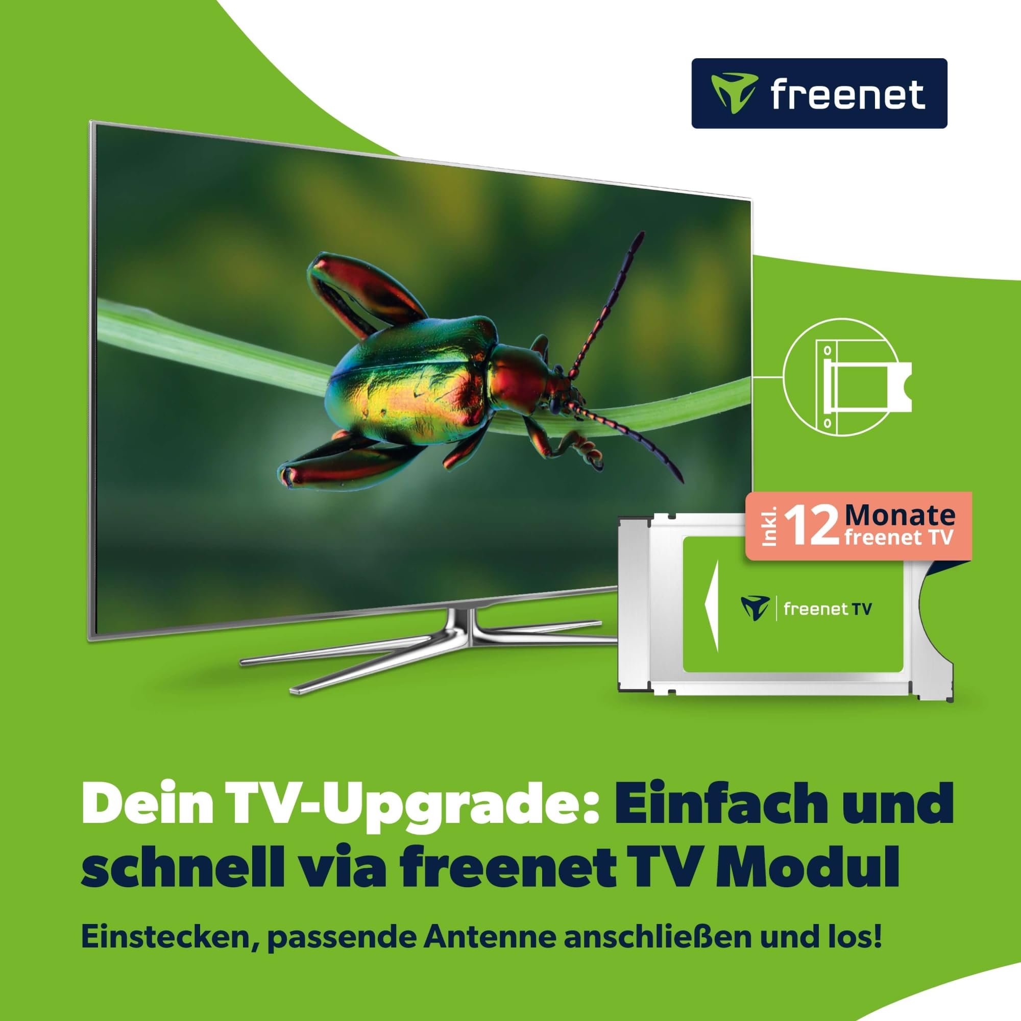 Freenet TV CI+ Modul DVB-T2 HD, 12 Monate freenet TV