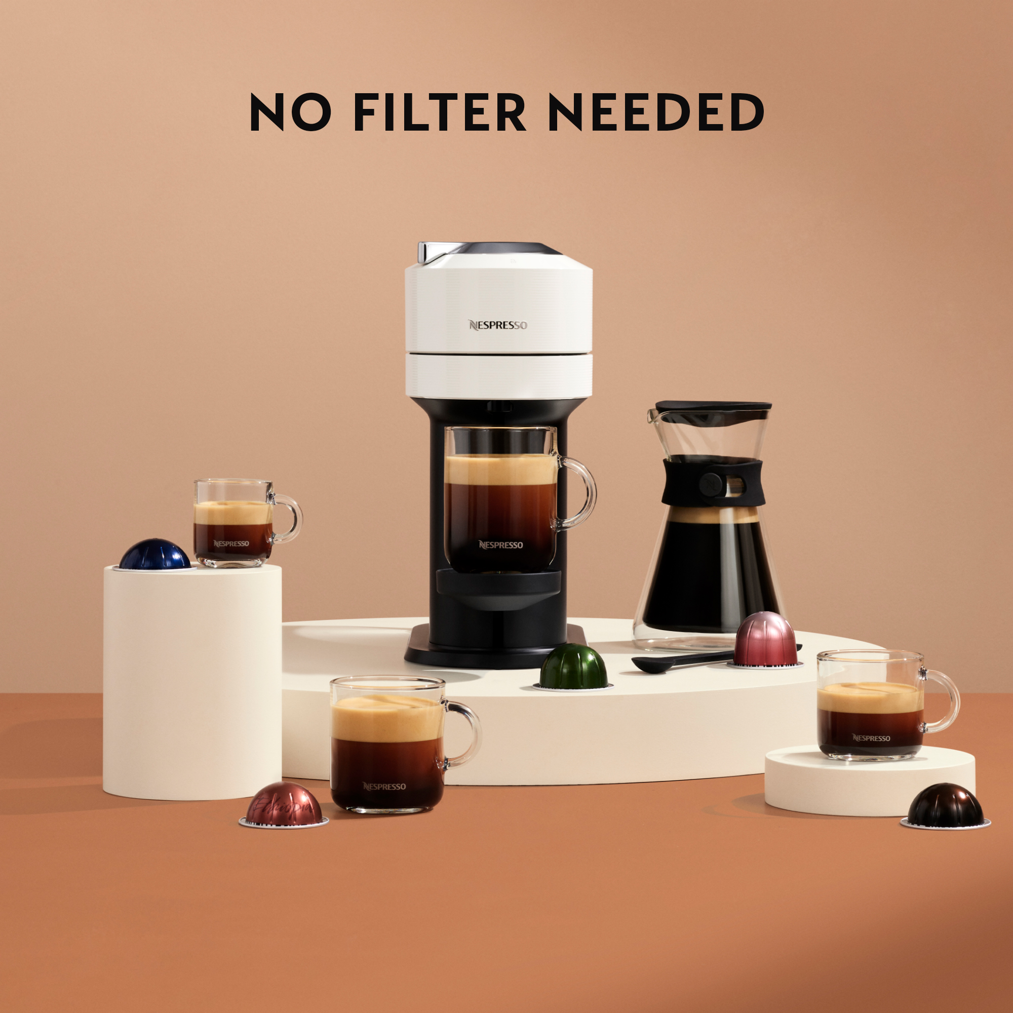 Nespresso Vertuo Next Premium Rich Brown REFURBISHED