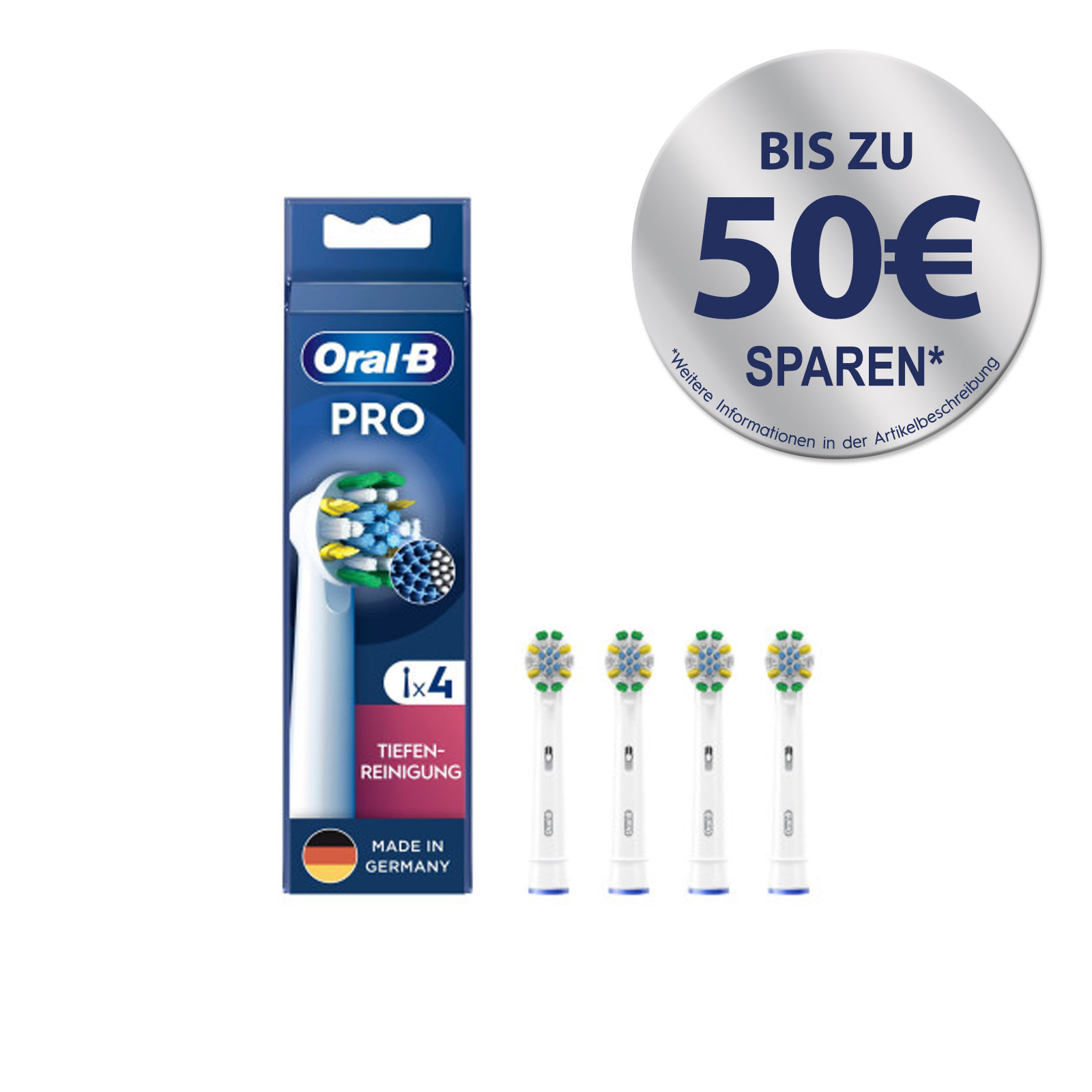 Oral-B Aufsteckbürsten Pro Tiefenreinigung