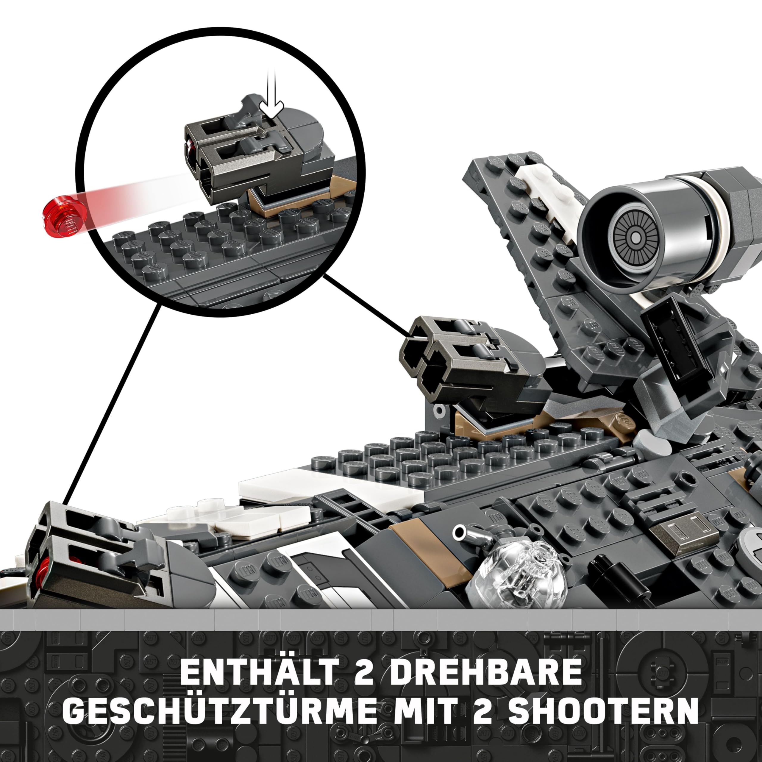 LEGO Star Wars: Skeleton Crew Die Onyx Cinder, Spielzeug-Sternenschiff