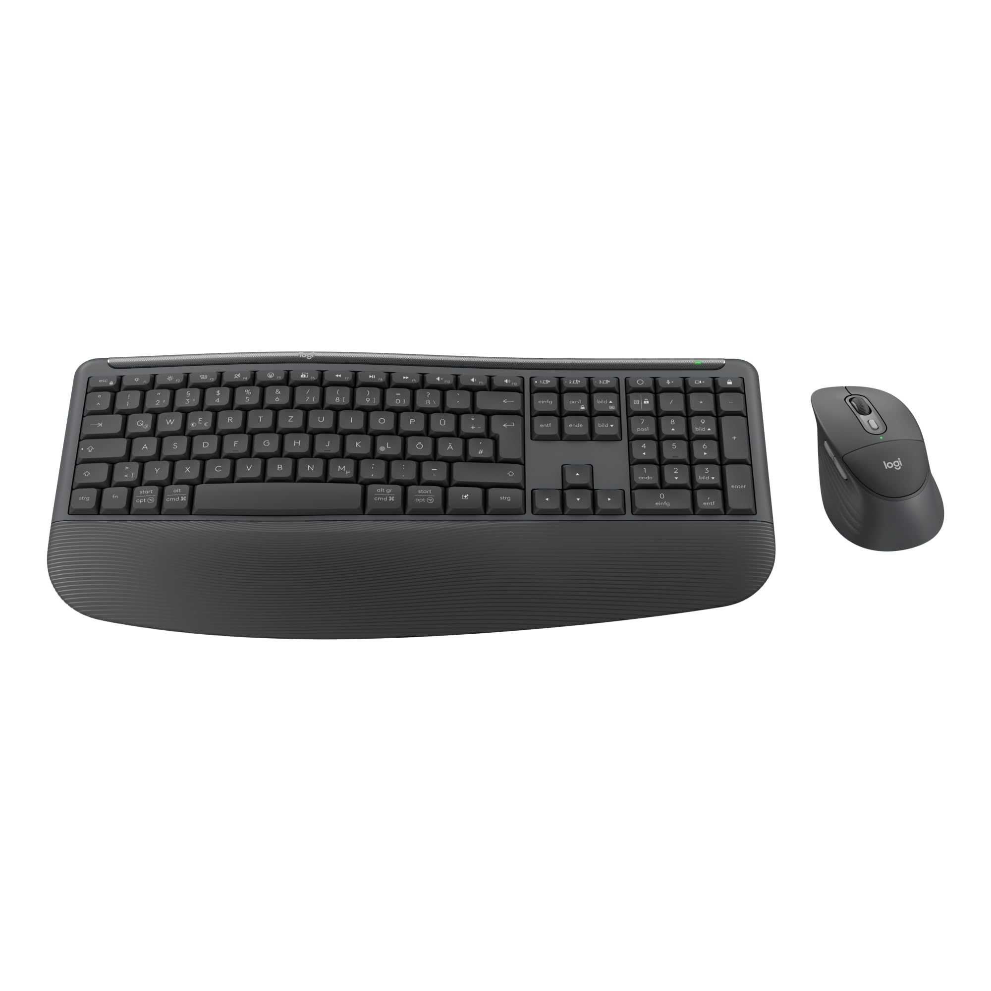 Logitech Signature Comfort Plus Combo MK880, kabelloses Tastatur-Maus-Set