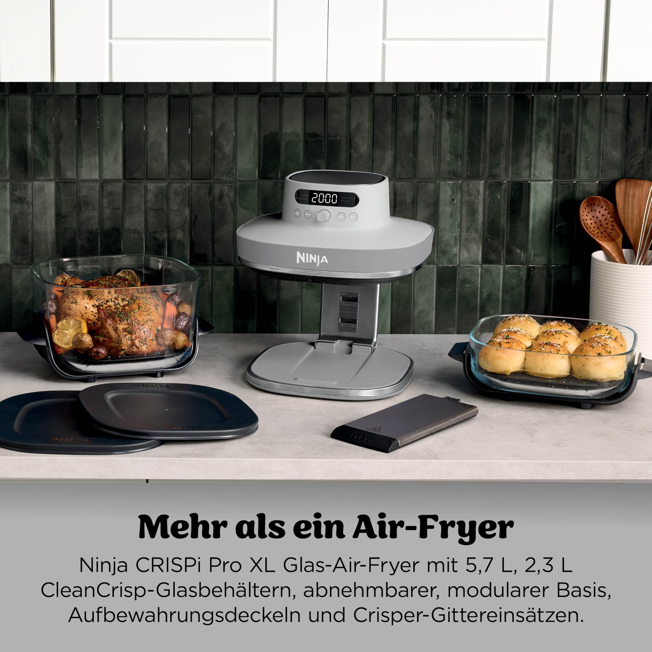 NINJA AS090EUWH Crispi Pro White Heißluftfritteuse
