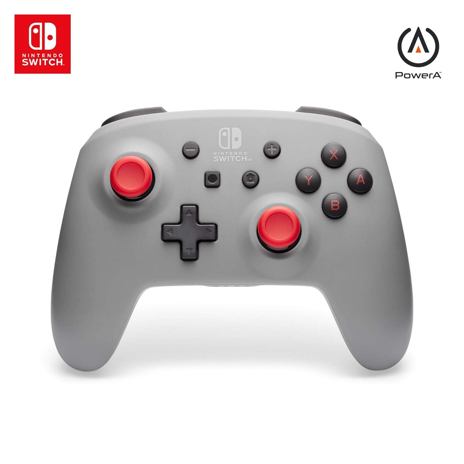 PowerA Kabelloser Controller für Nintendo Switch, Mario-Freude (NSGP0309-01)