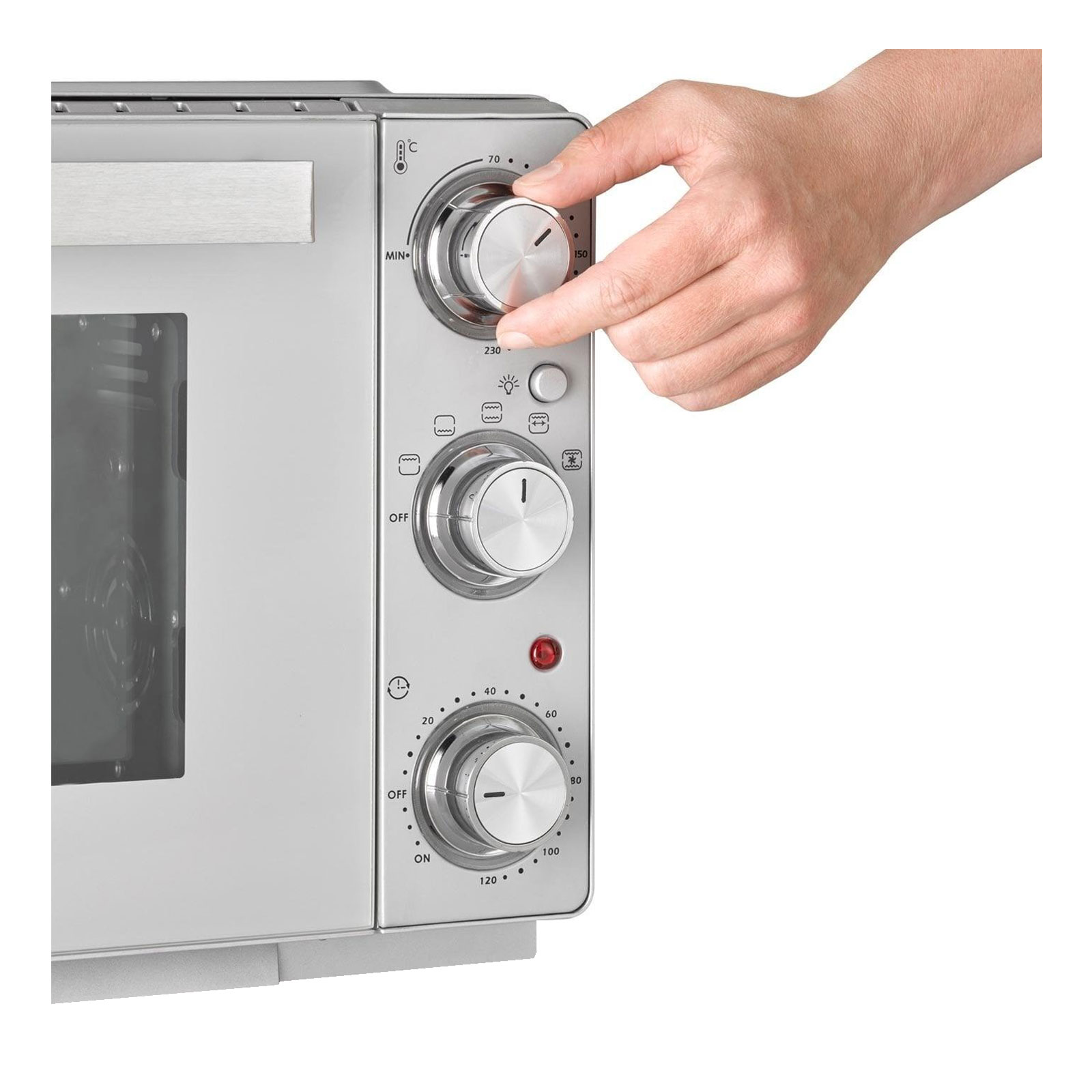 Caso 2977 TO 26 SilverStyle Mini-Backofen