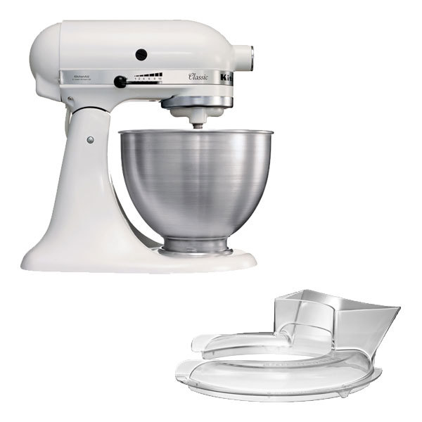 KitchenAid 5KSM45EWH Factory Serviced Küchenmaschine Weiß